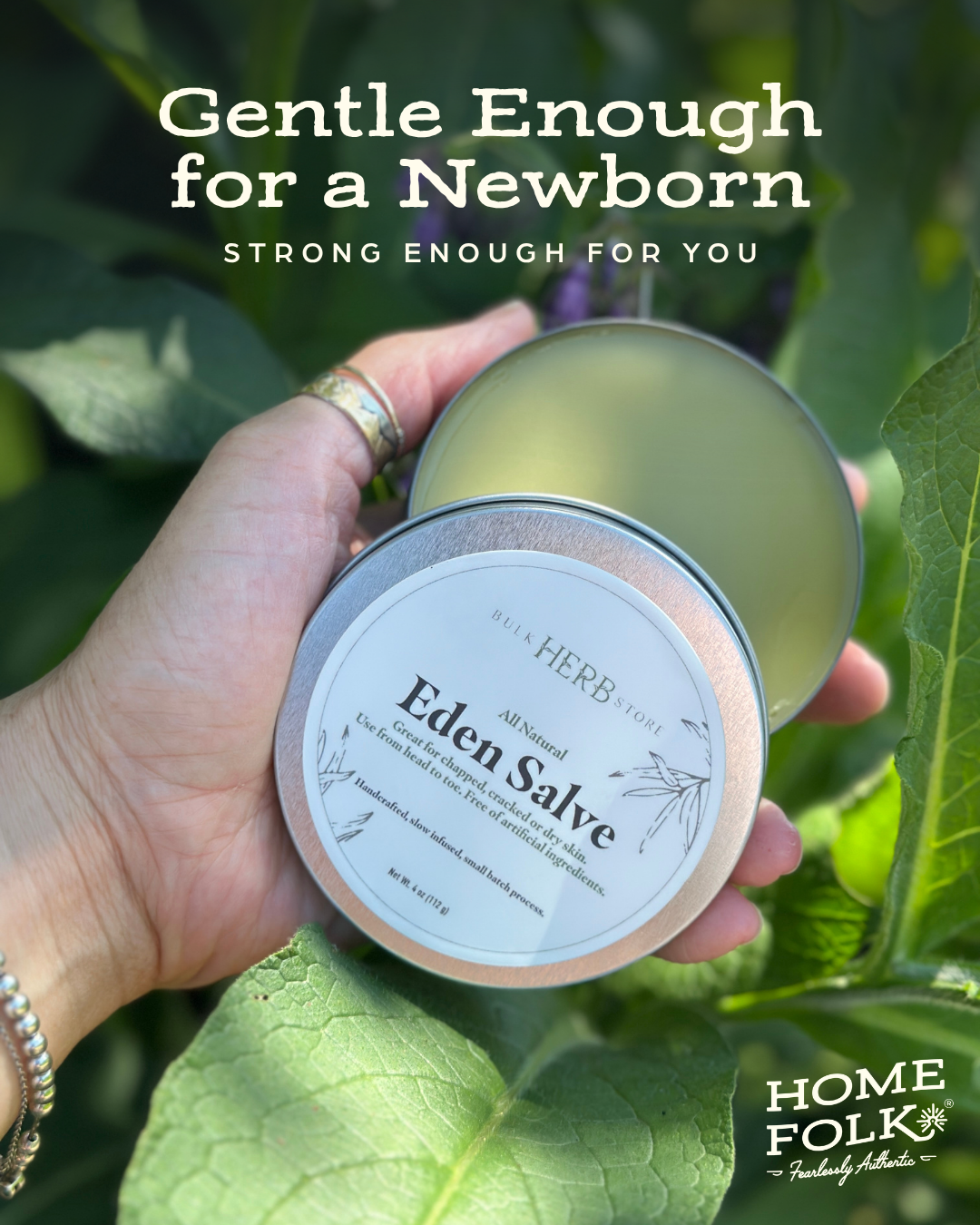 Home Folk Facebook ad: Natural Relief You Can Feel Good About.