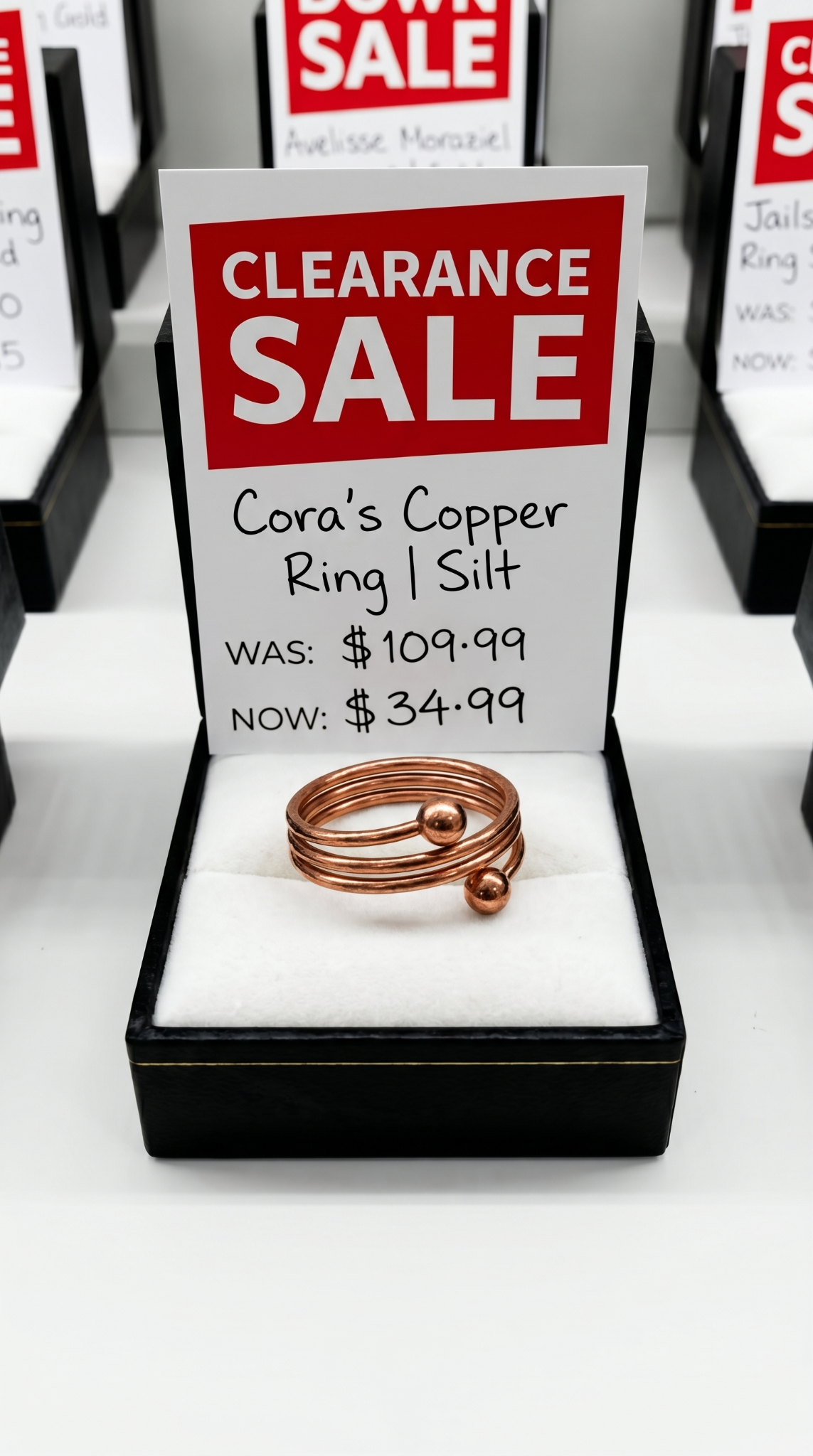 Cora's Copper Jewelry Facebook ad