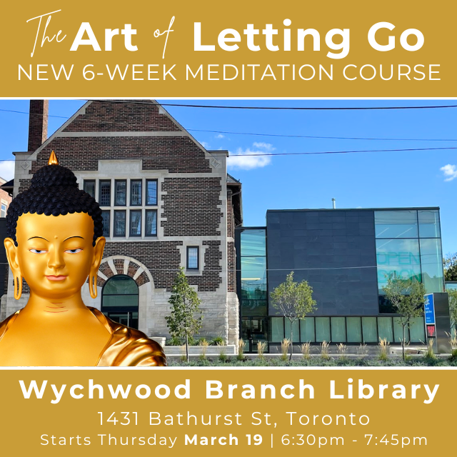 Kadampa Meditation Centre Canada Facebook ad: Meditation & the Art of Letting Go