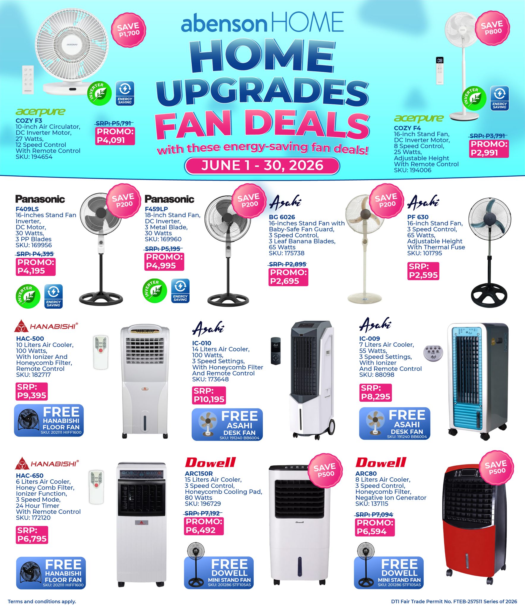 Abenson HOME Furniture Facebook ad