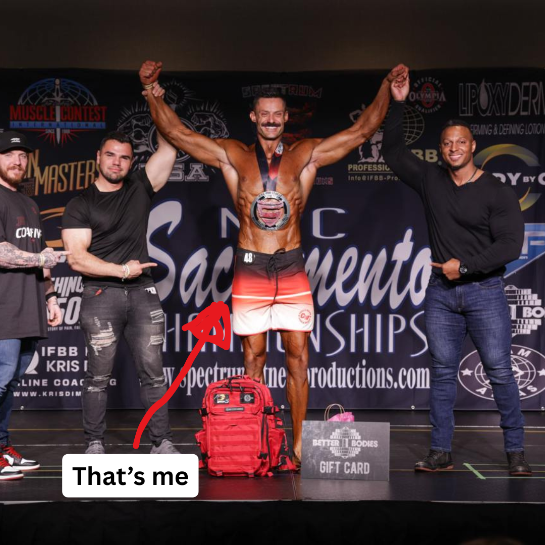 Hypertrophy dad Facebook ad: Stop craving caffeine