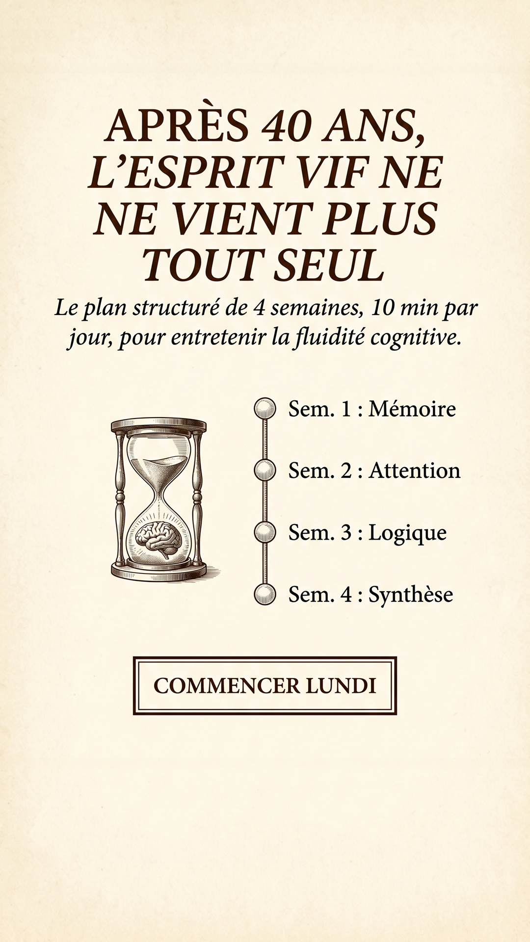 Impulse: Brain Training & Self-Discovery Facebook ad