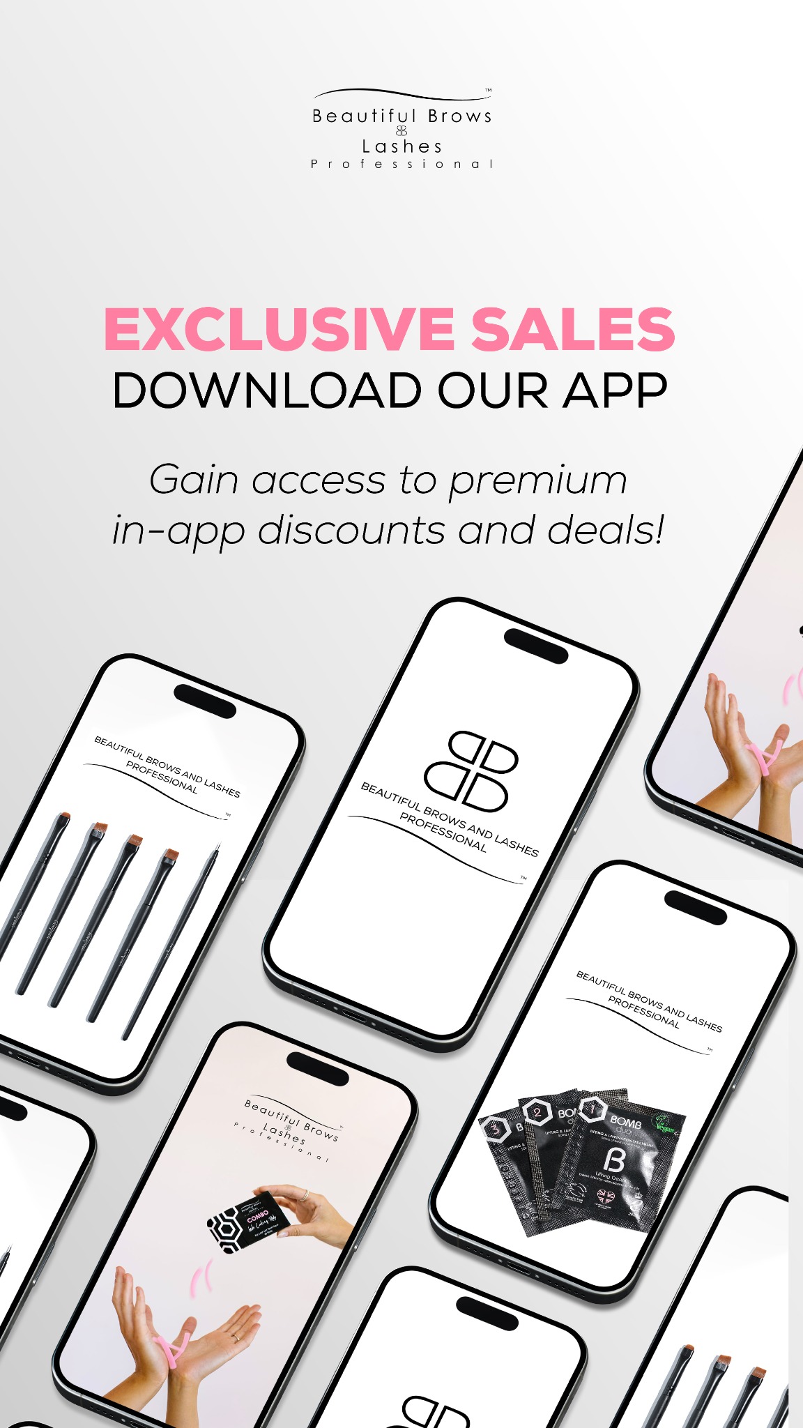 Beautiful Brows & Lashes Professional Facebook ad