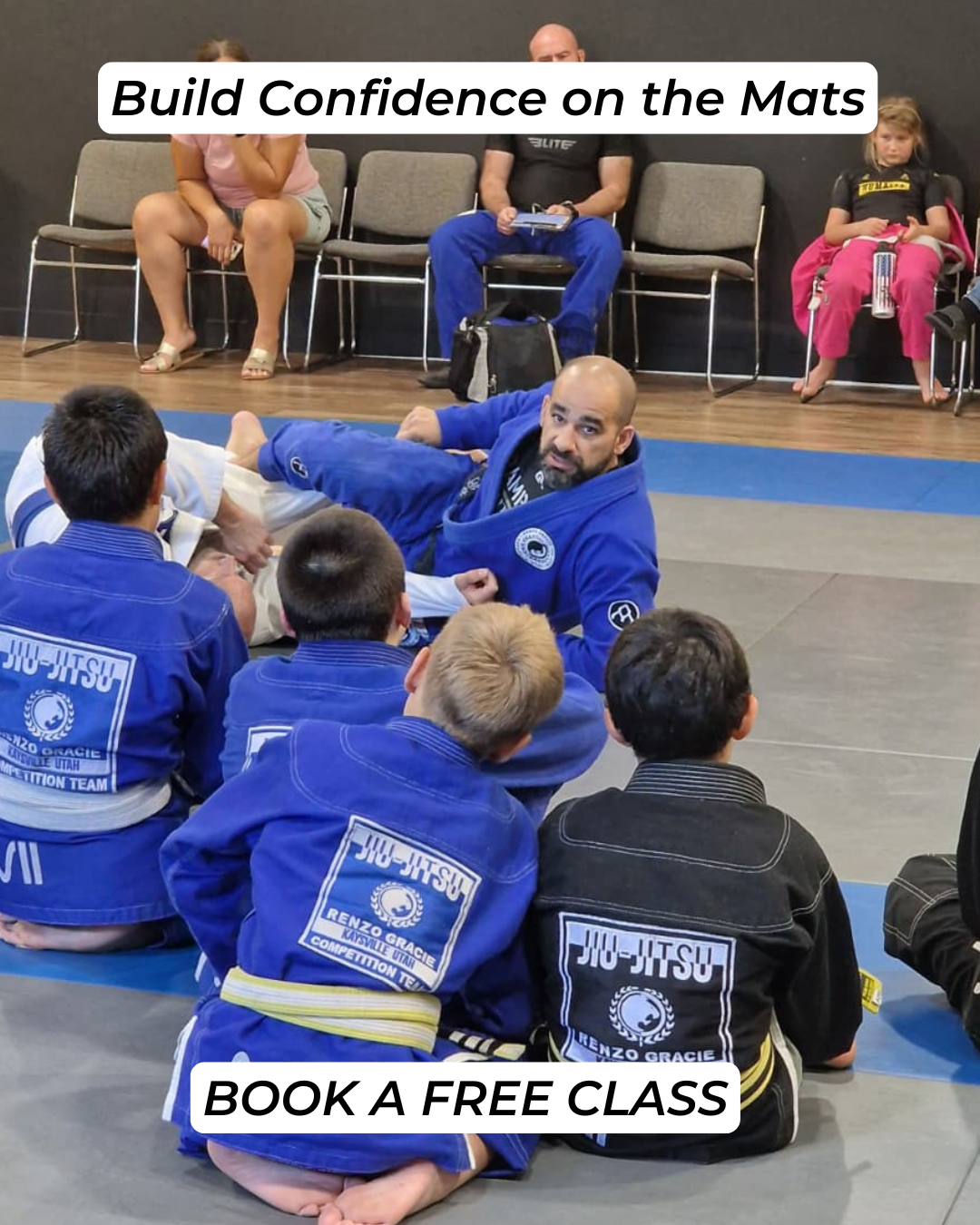 Renzo Gracie Jiu-jitsu - Utah Facebook ad: FREE First Class for Kids in Kaysville!