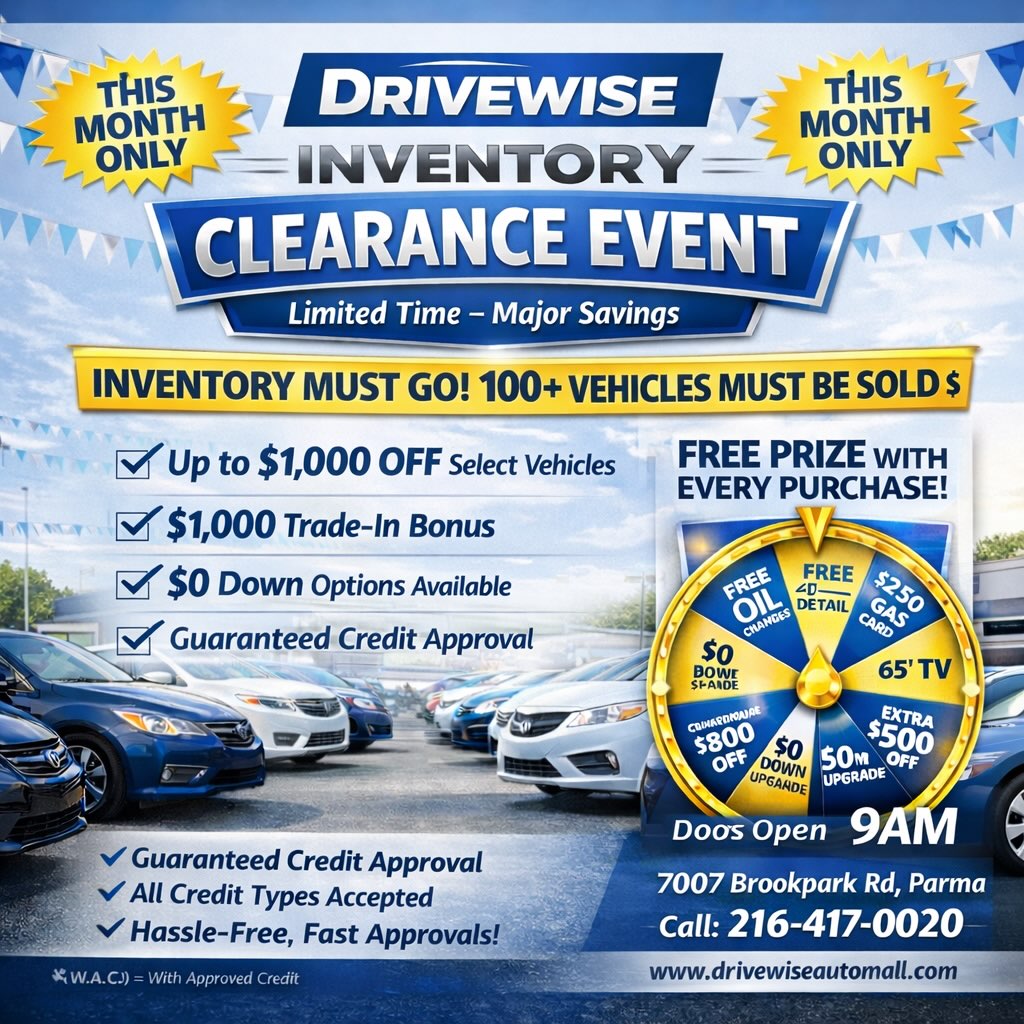 DriveWise Auto Mall Facebook ad