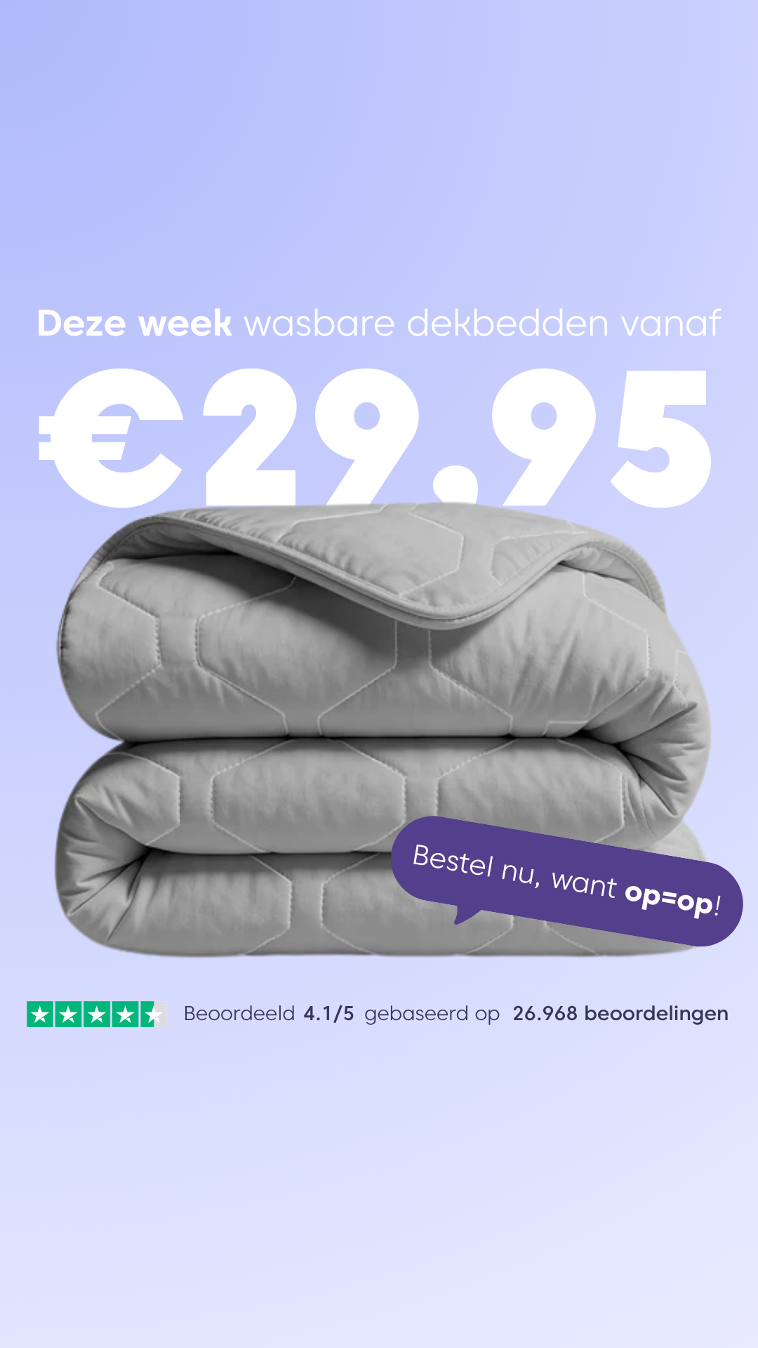 HappyBed Facebook ad