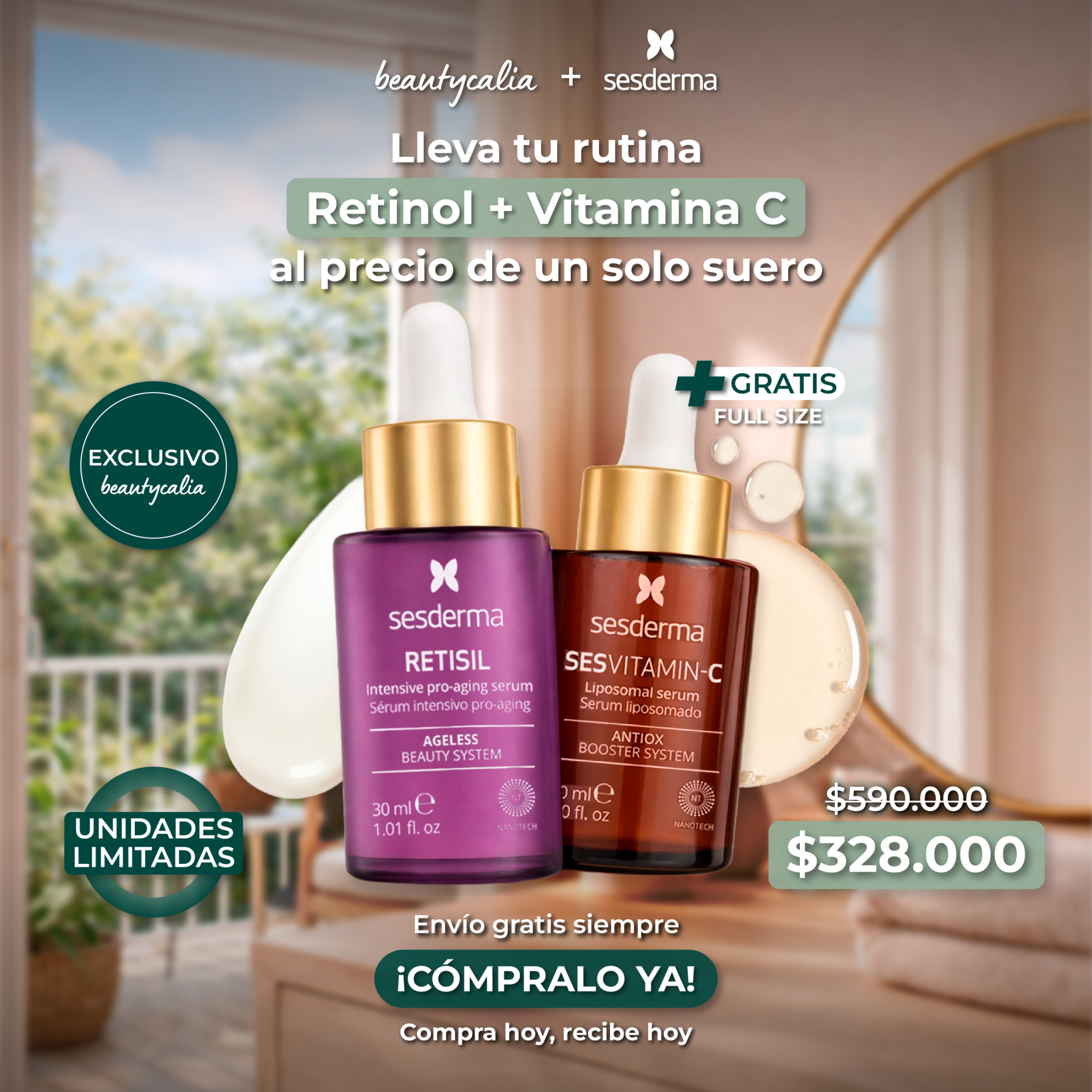Beautycalia Facebook ad from Mar 31, 2026