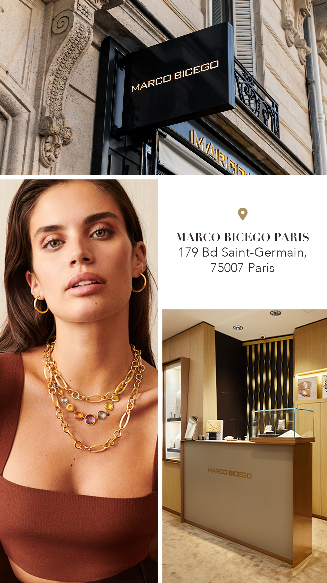 Marco Bicego Boutique Paris Facebook ad