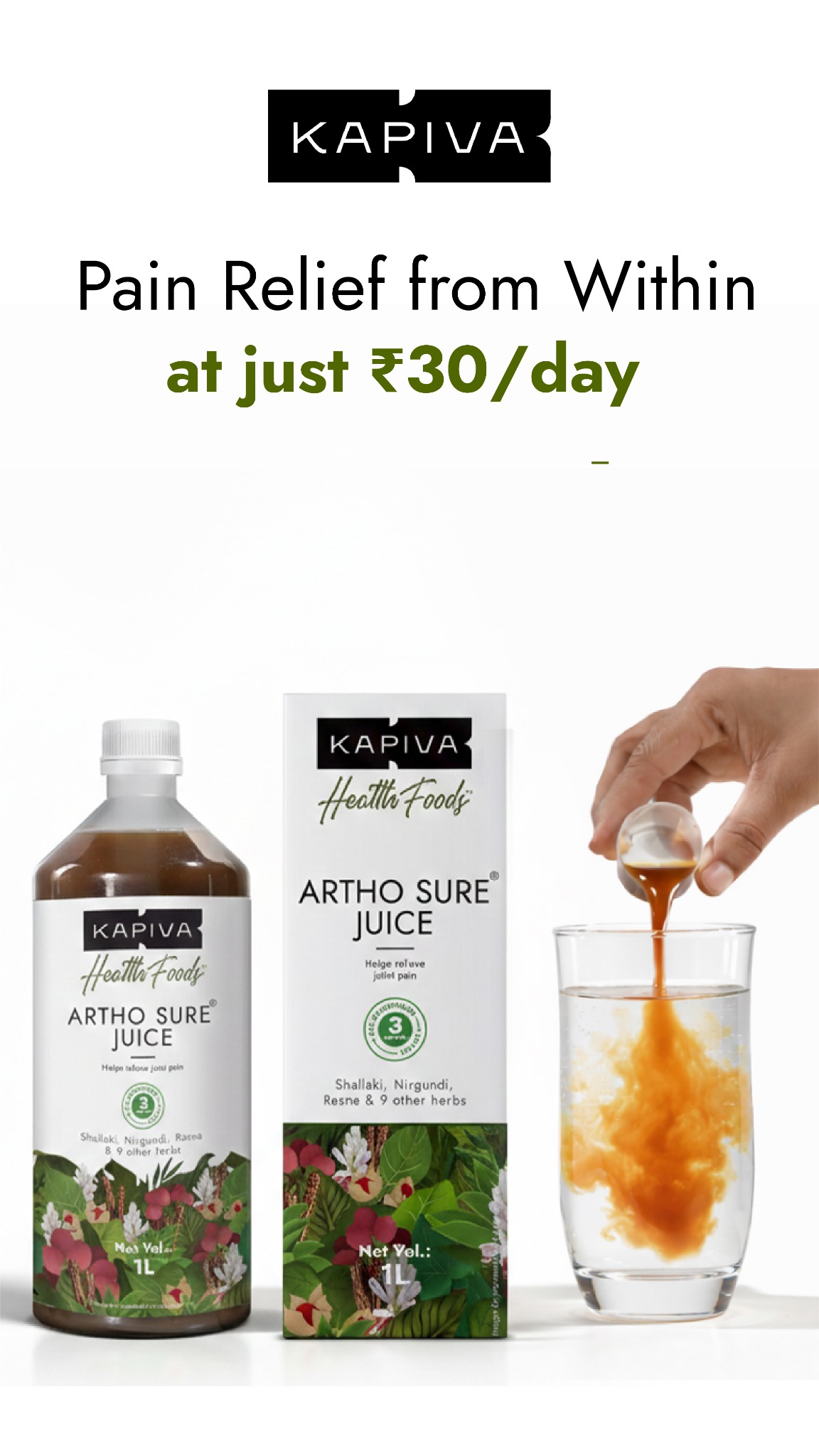 Chronic Health Solutions by Kapiva Facebook ad