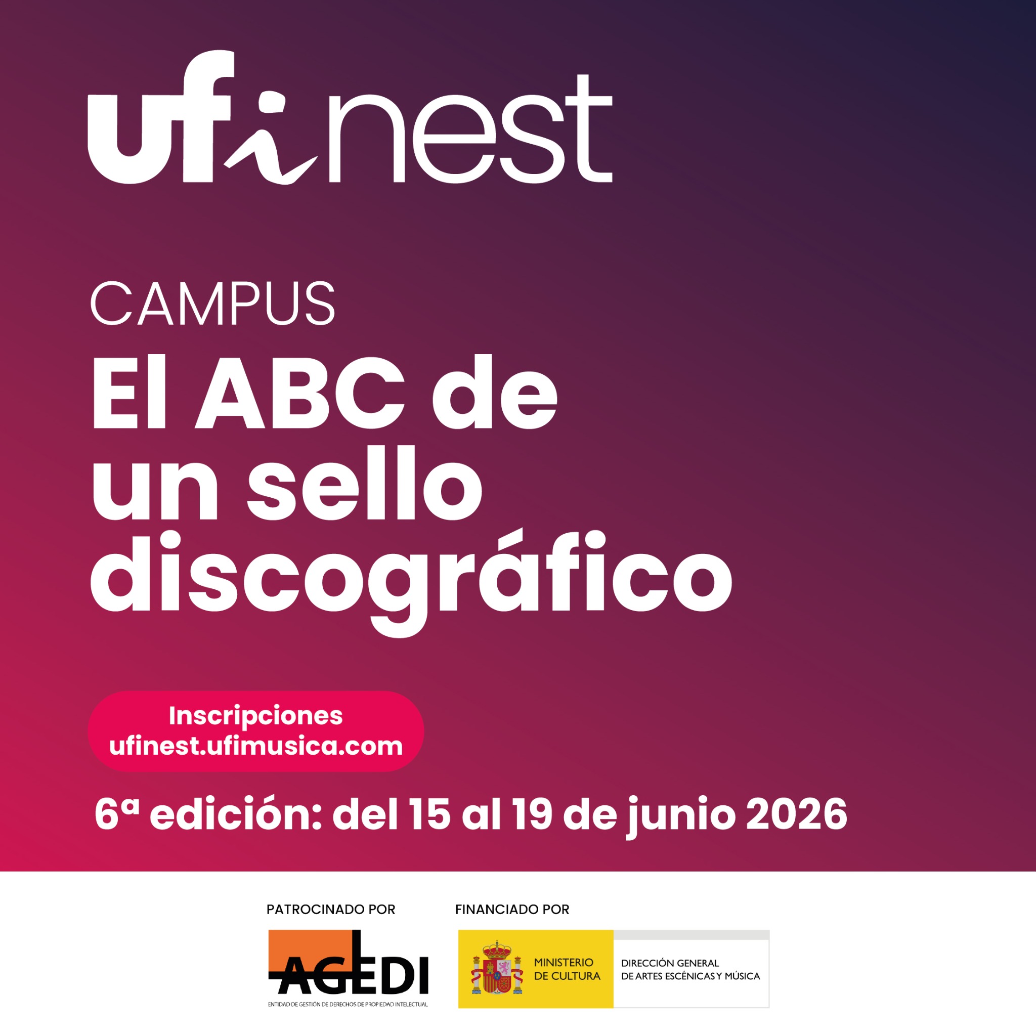 UFi Unión Fonográfica Independiente Facebook ad: Convierte tu pasión por la música en un sello discográfico…