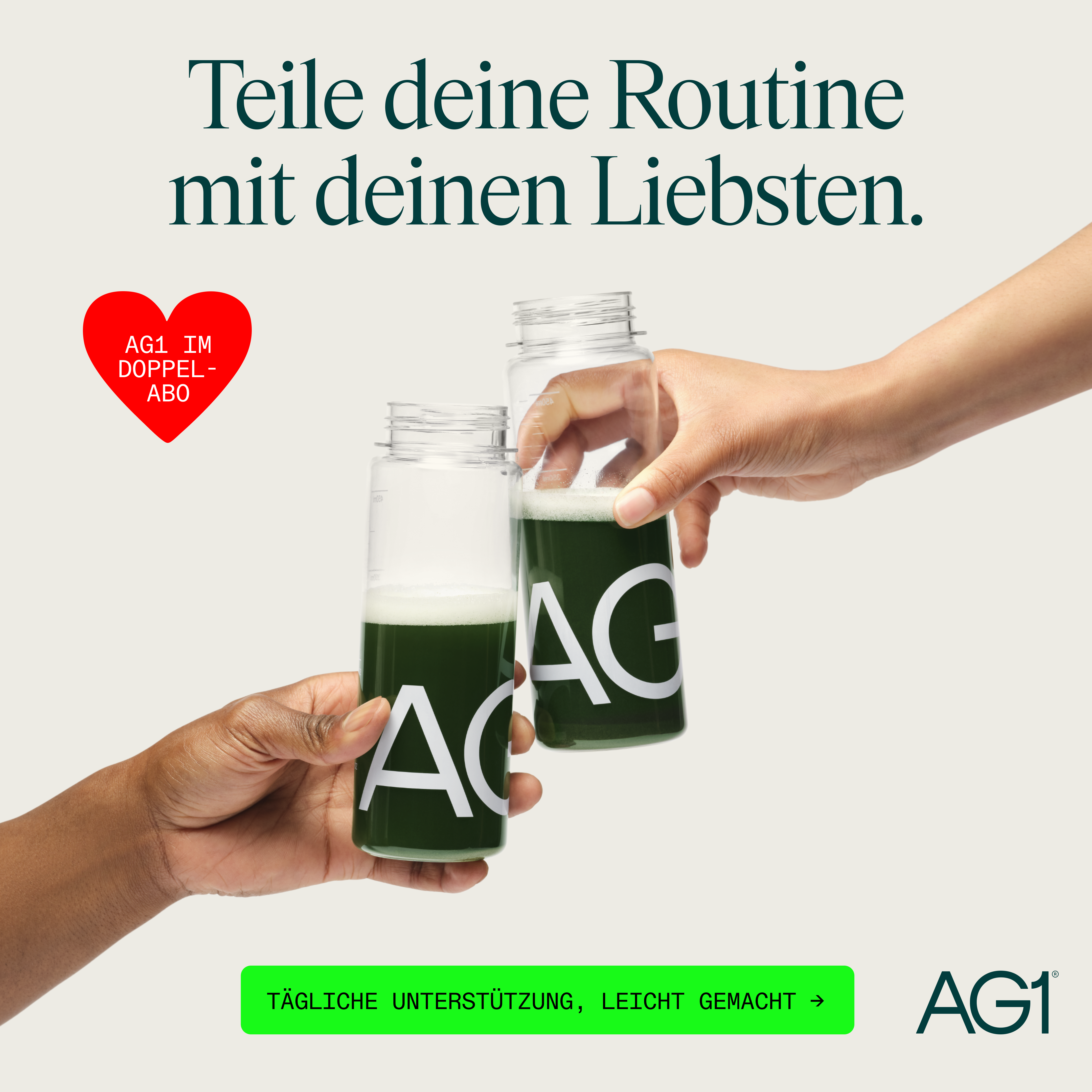 AG1 Deutschland Facebook ad