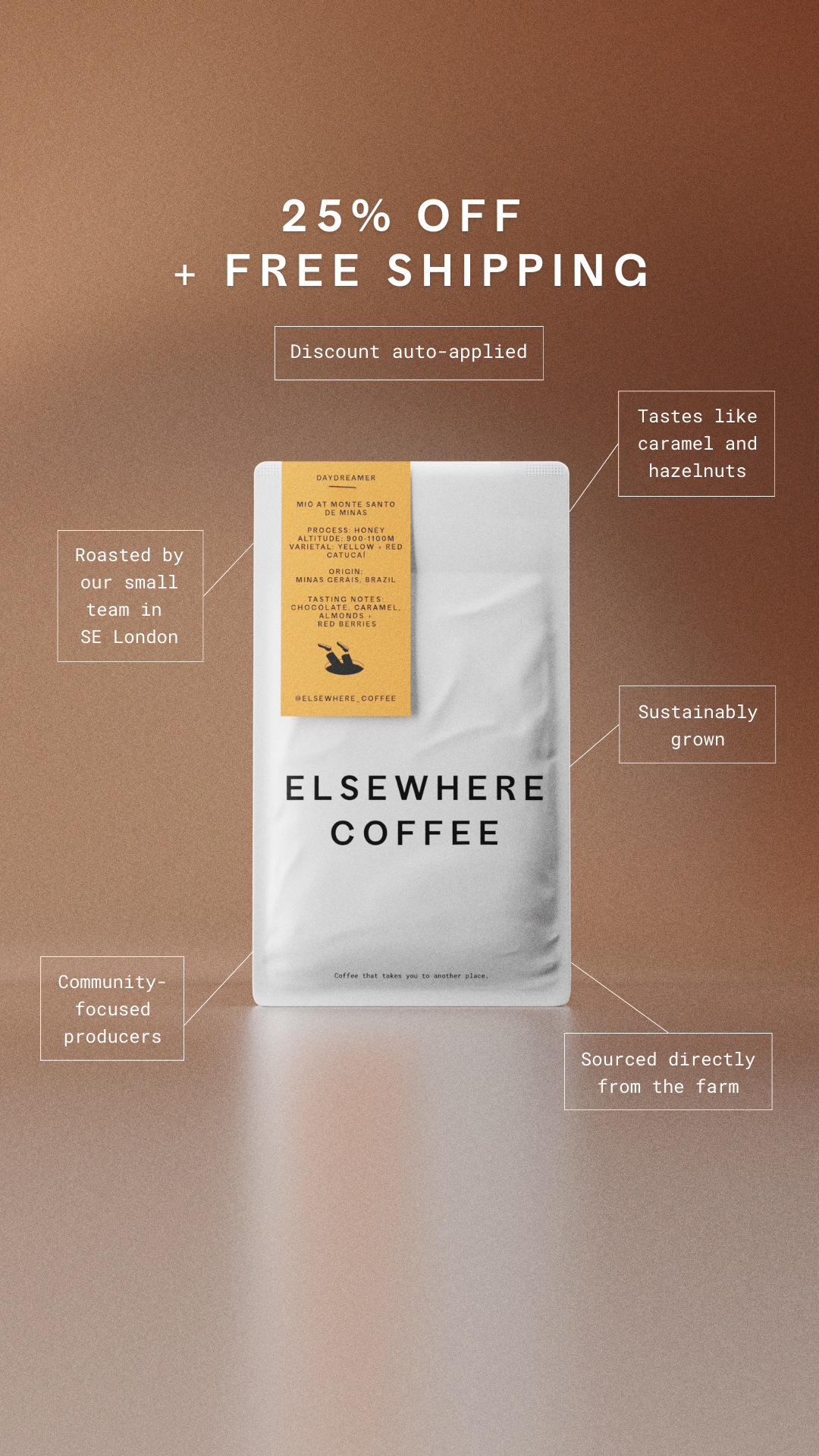 Elsewhere Coffee Roasters Facebook ad