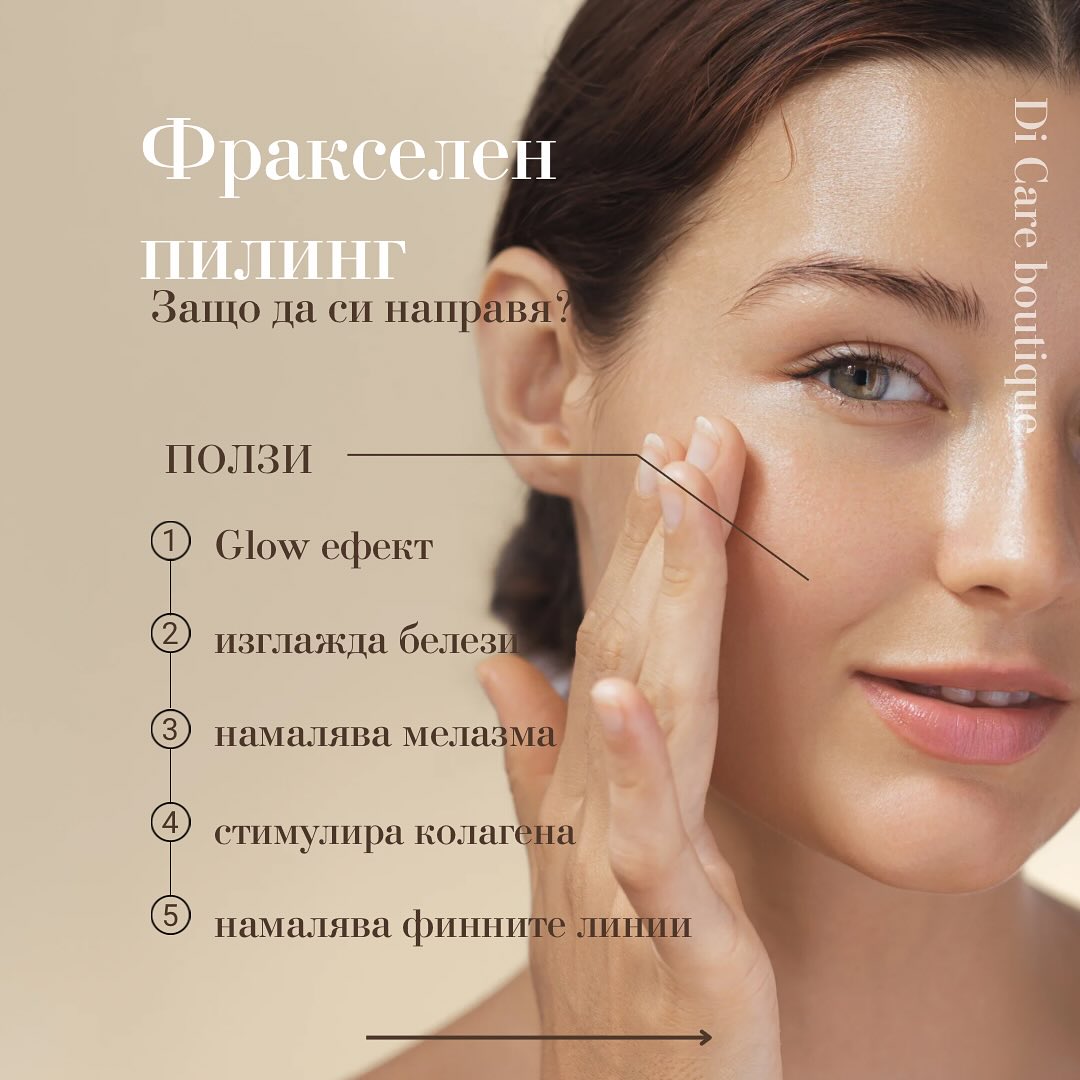 Dr. Di Clinic Facebook ad: Фракселен пилинг Fotona, свежа, гладка и обновена кожа…