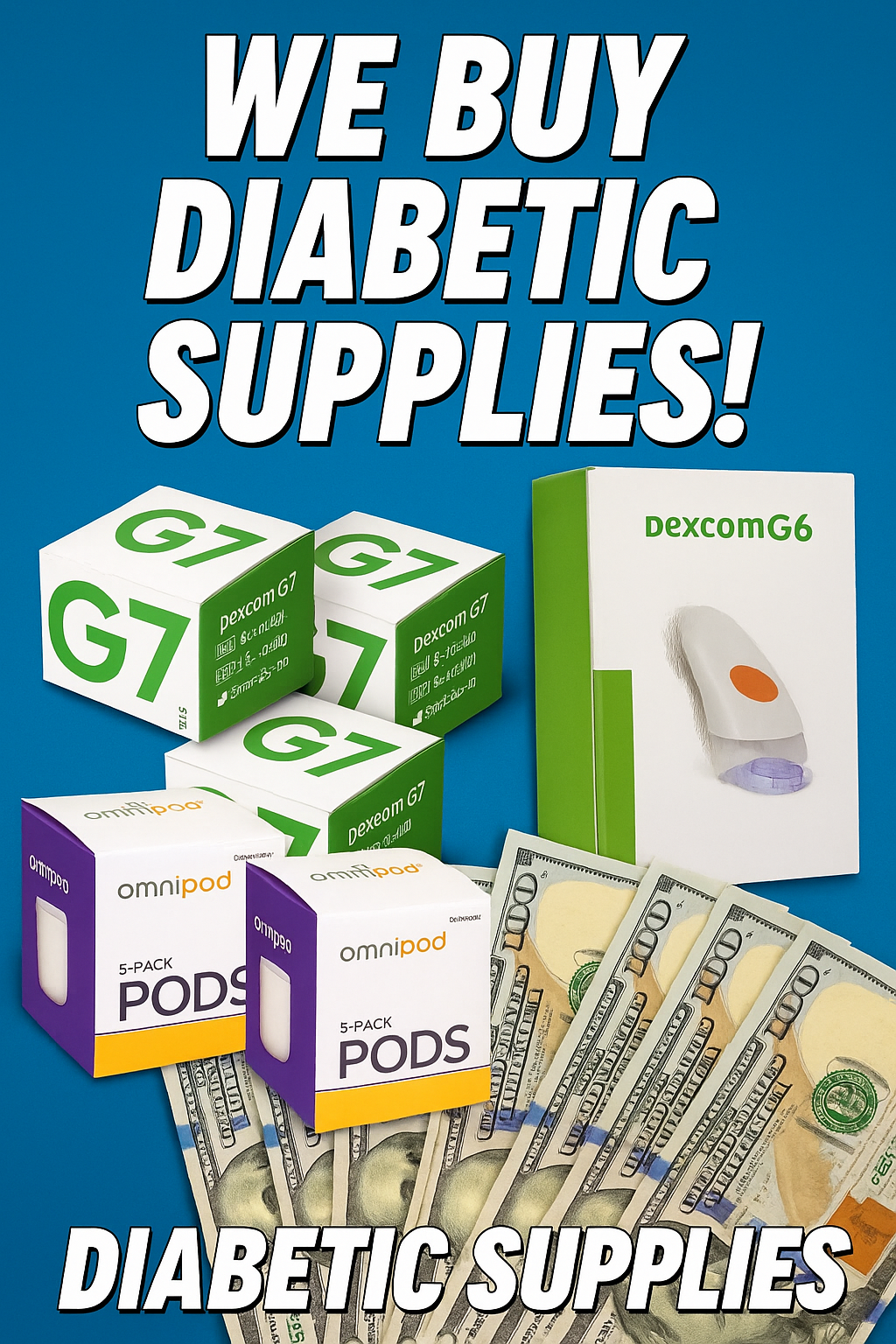 We Buy Diabetic Supplies NY Facebook ad