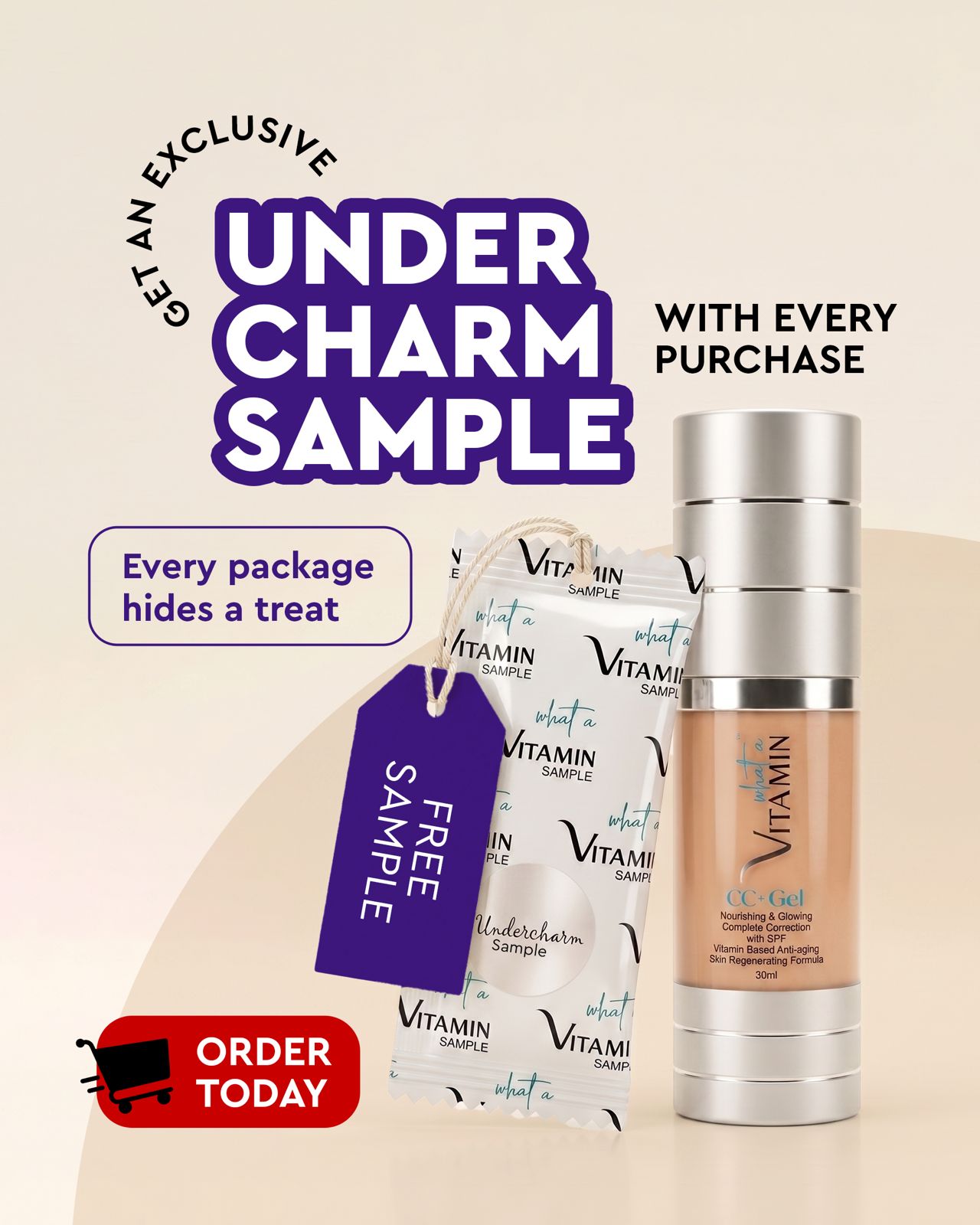 What-a-vitamin Facebook ad