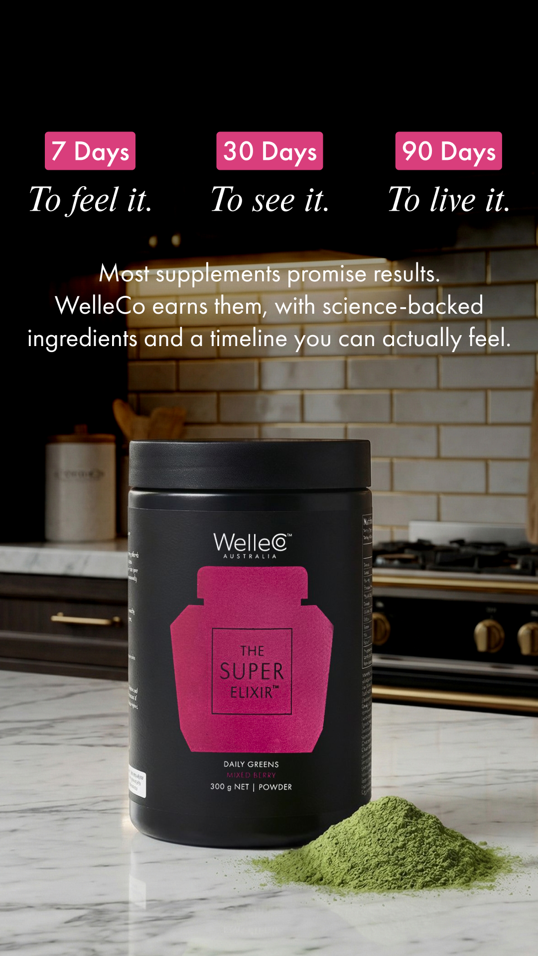 WelleCo Facebook ad