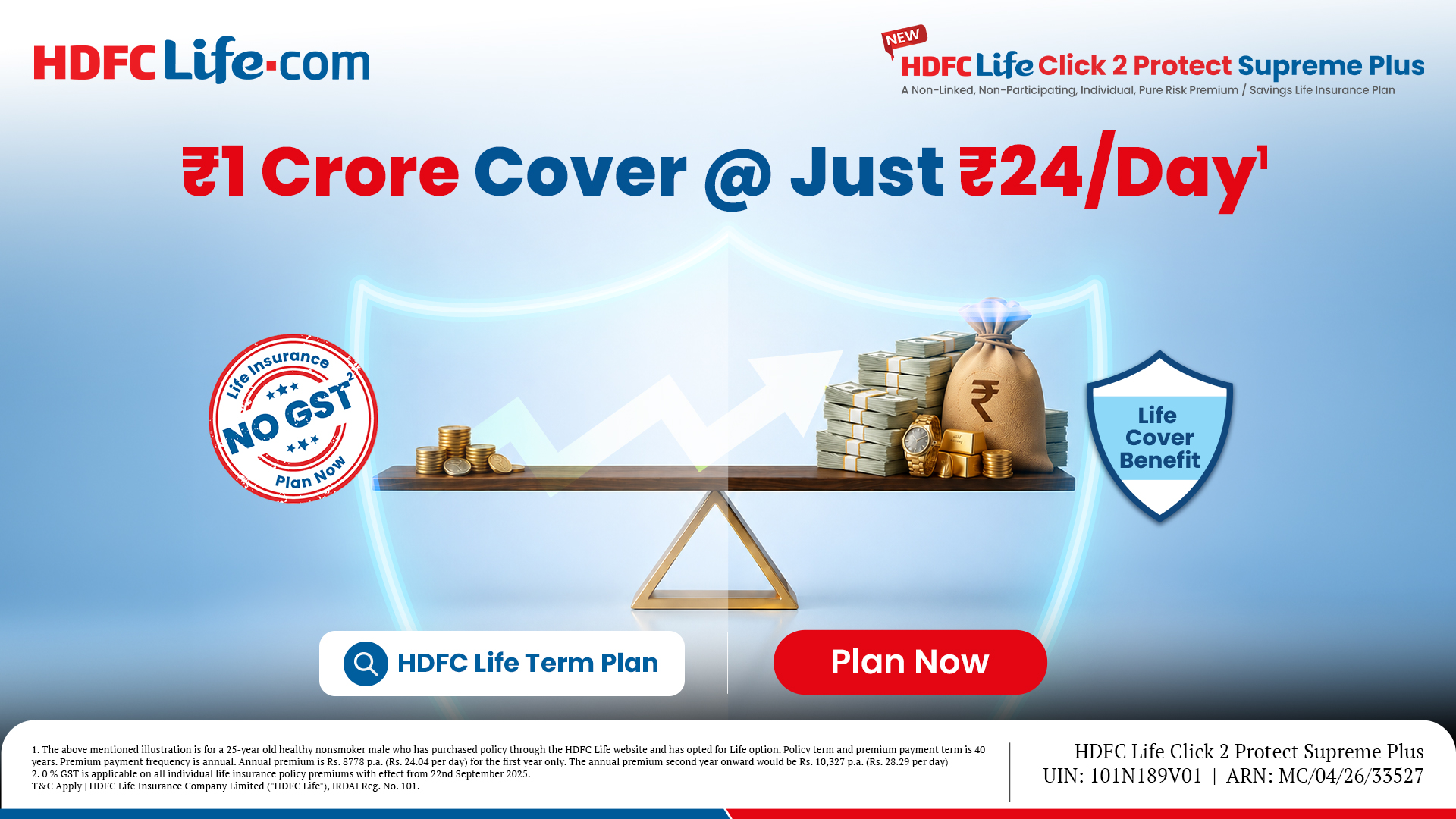 HDFC Life Facebook ad