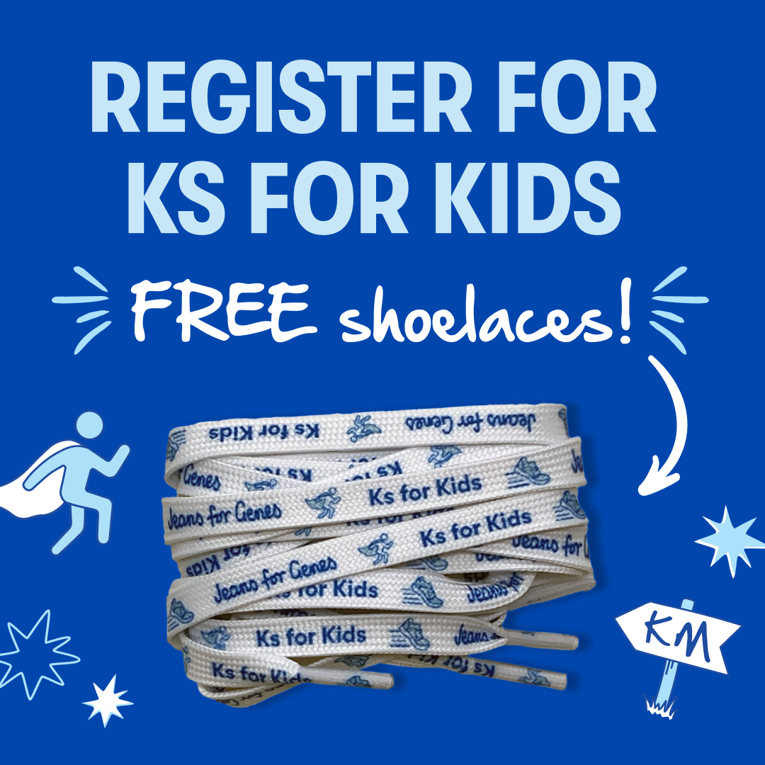 Jeans for Genes Australia Facebook ad: Ks for Kids - Closing Soon - FREE ENTRY!