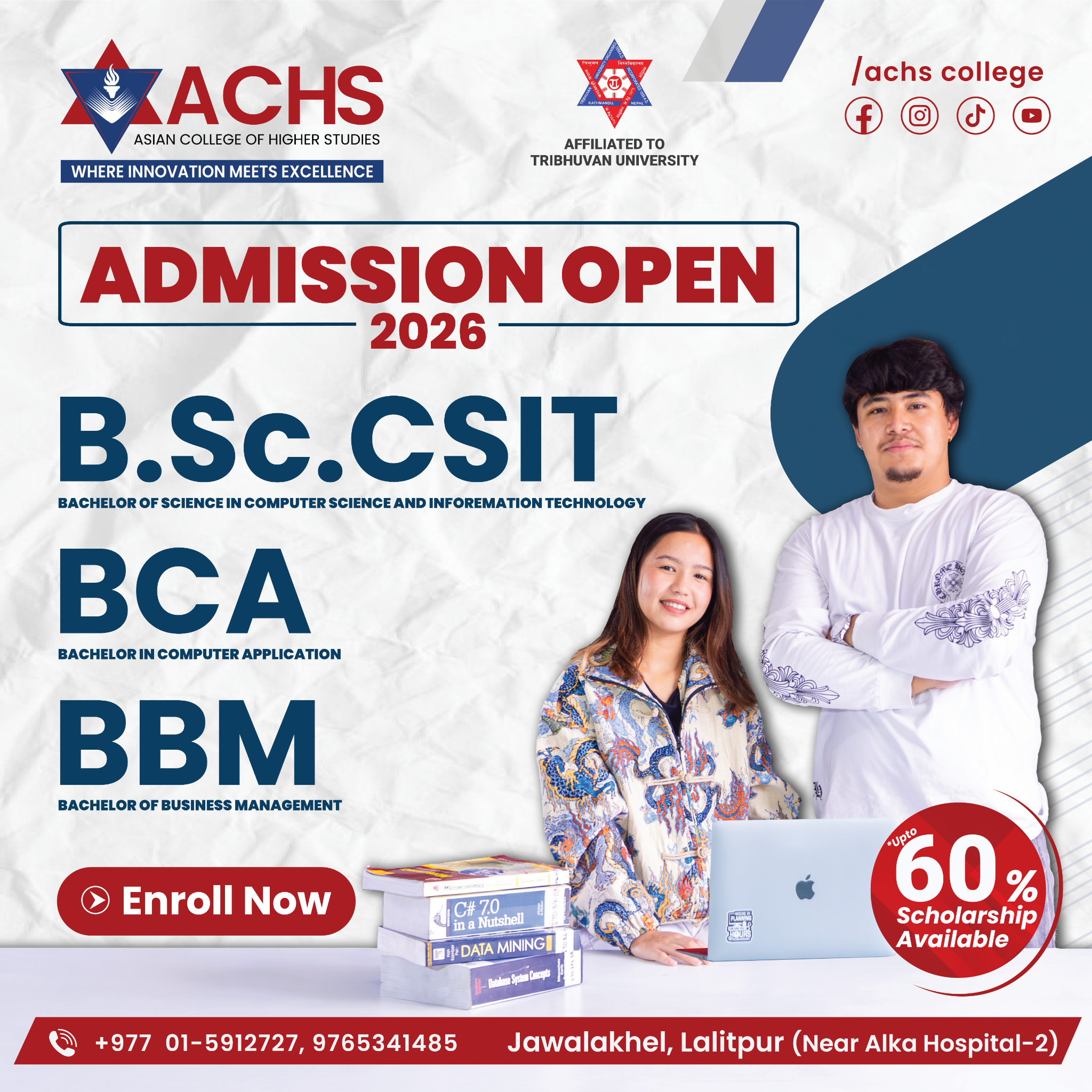 ACHS College Facebook ad