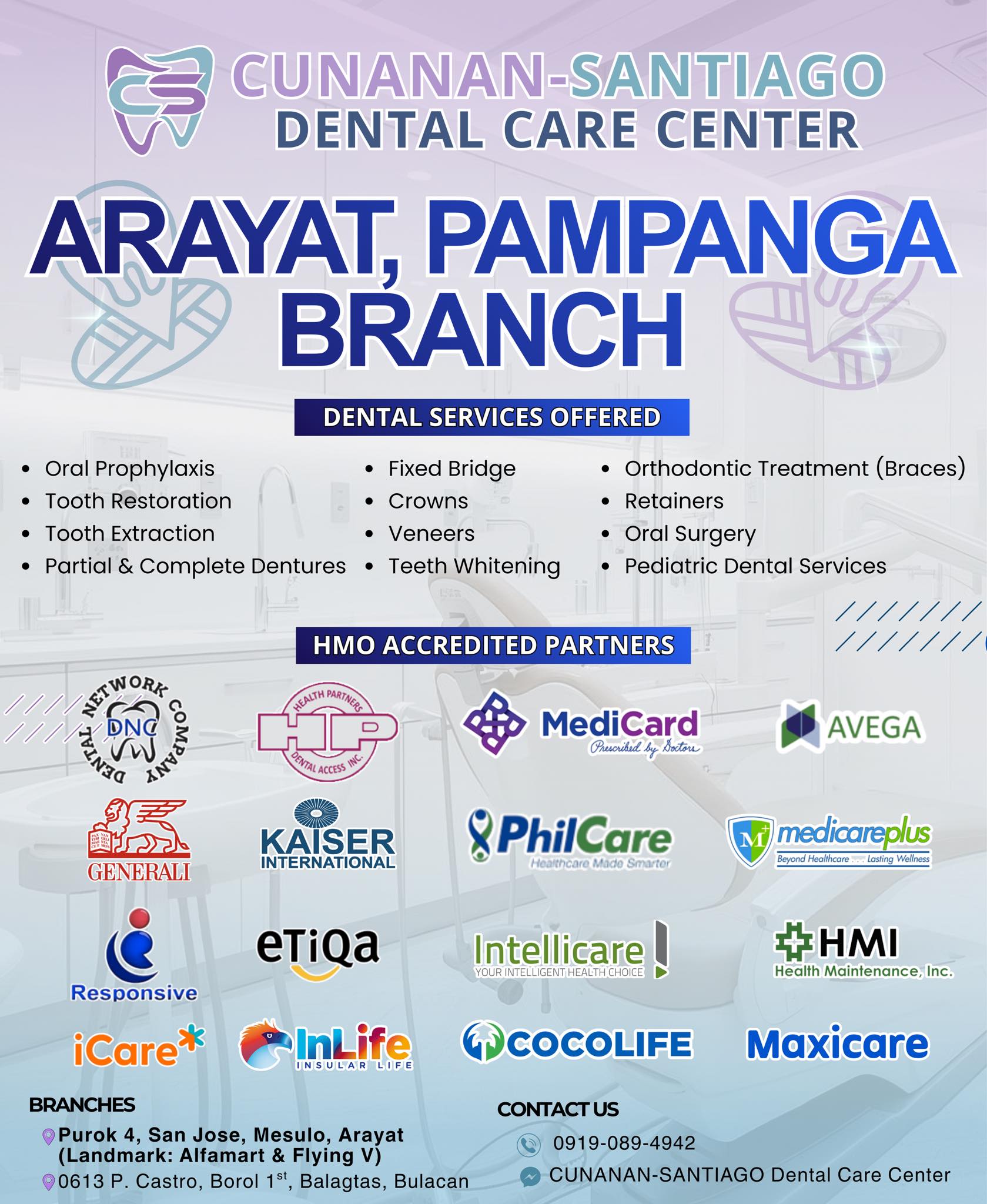 CUNANAN-SANTIAGO Dental Care Center Facebook ad