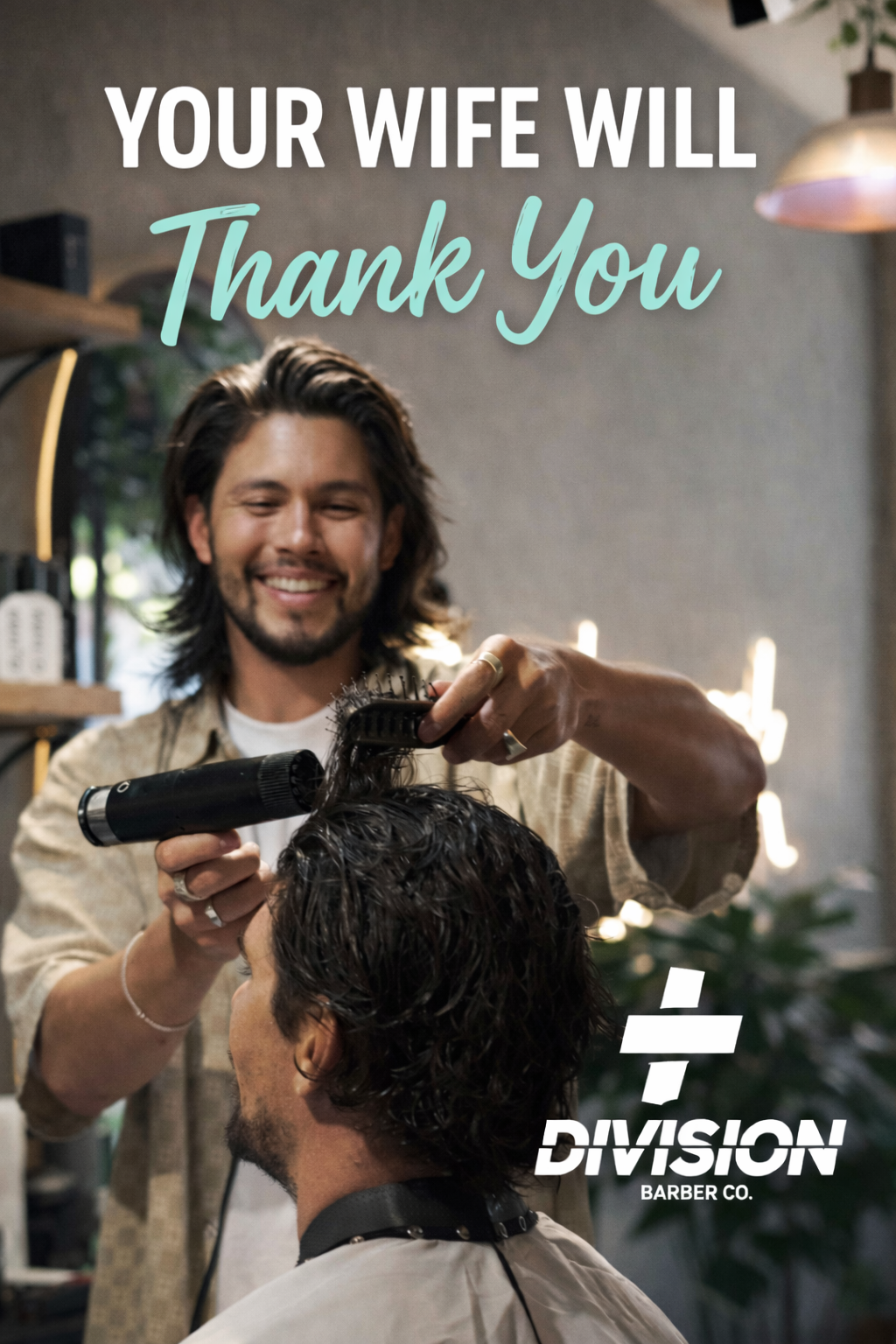 DIVISION Barber Co Facebook ad