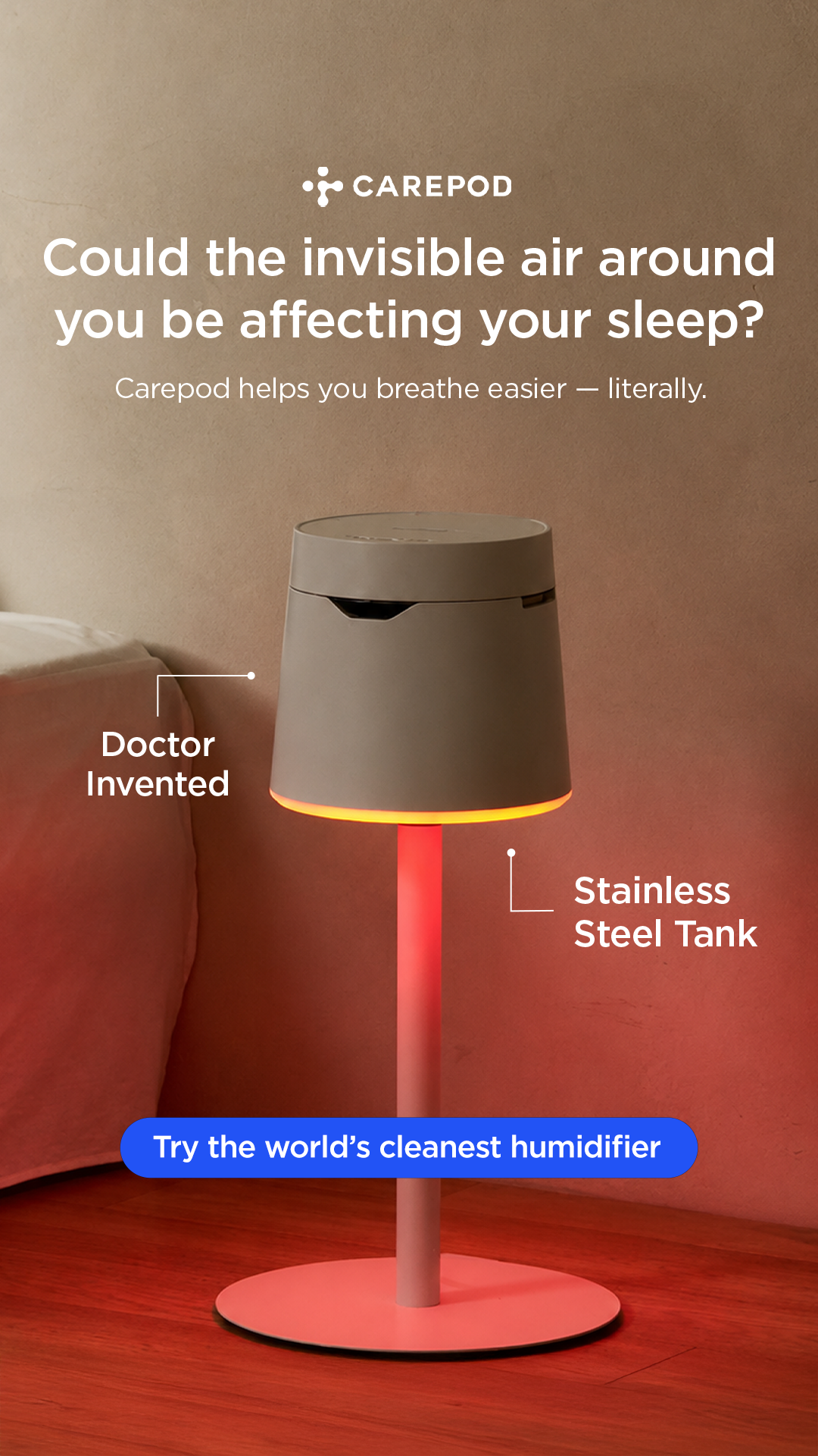 Carepod Facebook ad