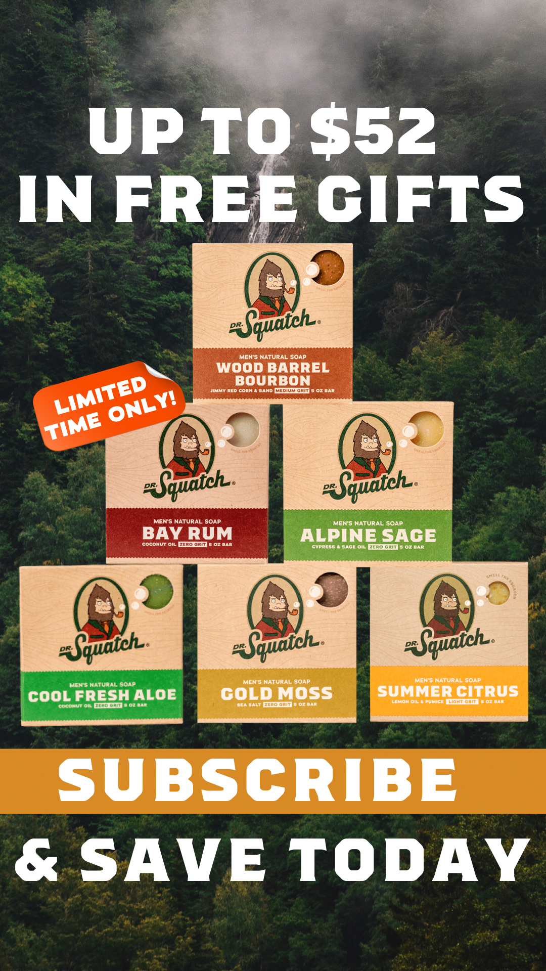 Dr. Squatch Facebook ad