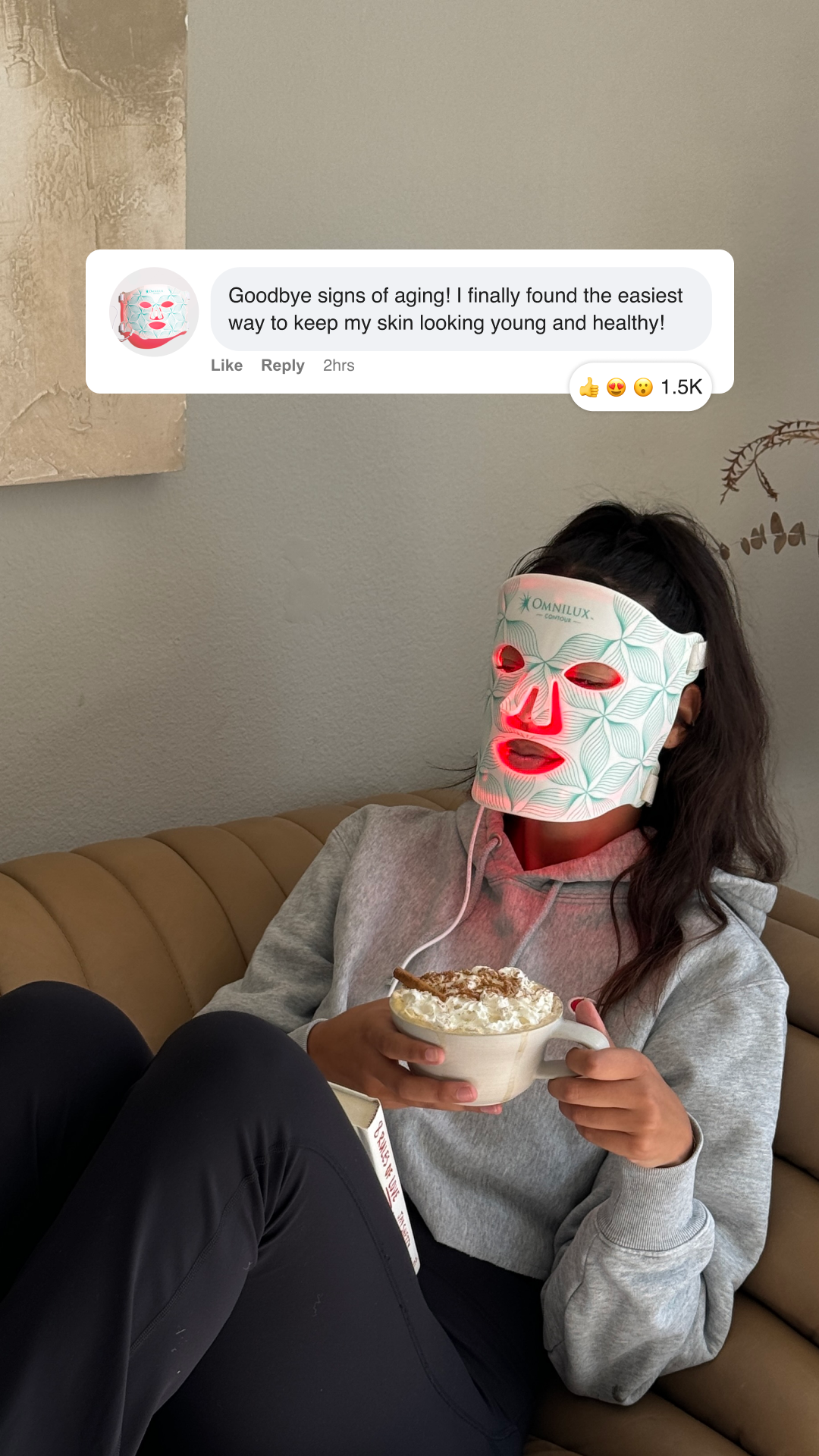 Omnilux Facebook ad