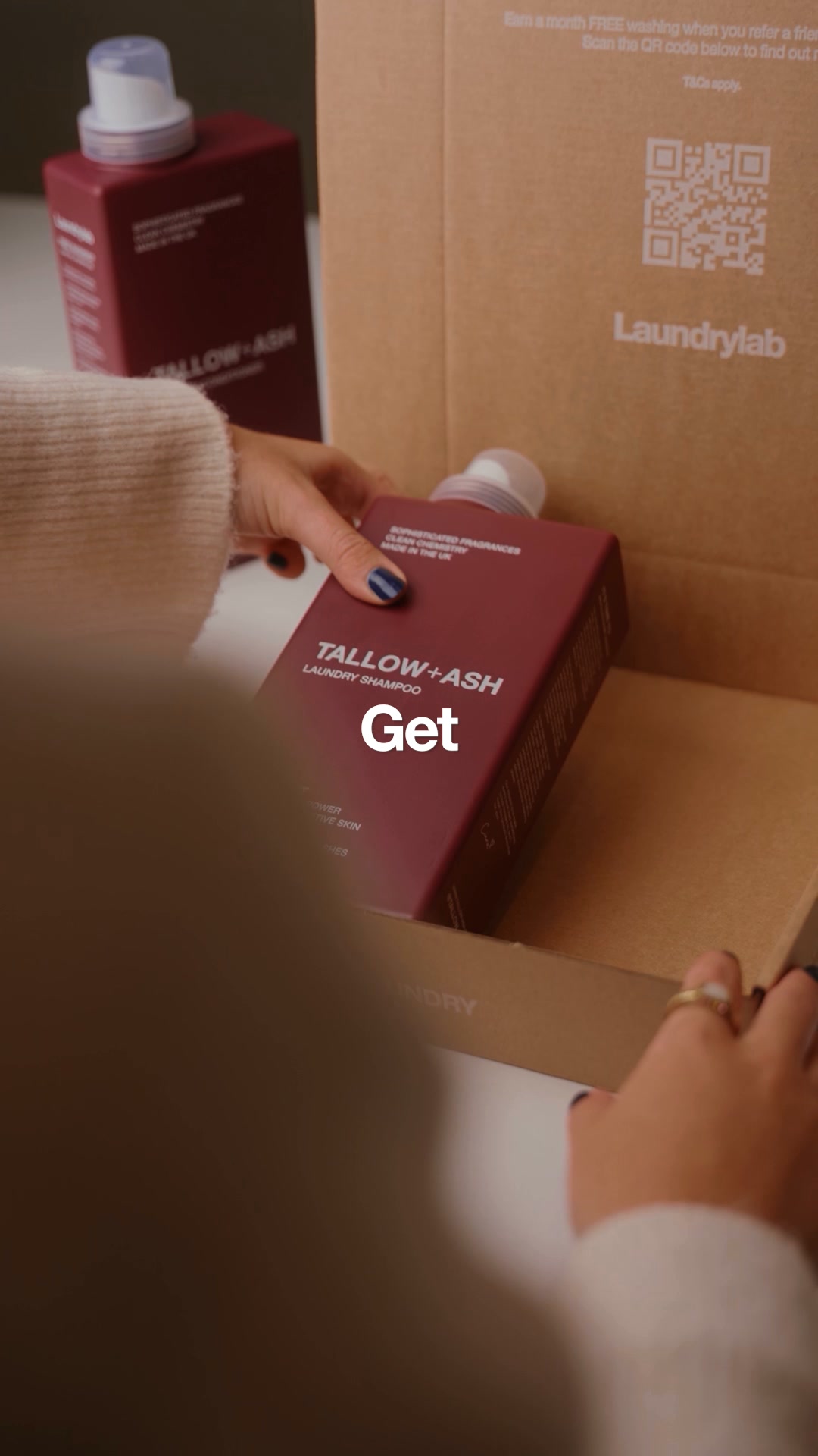 Tallow + Ash Facebook ad: Perfume-Infused Laundry