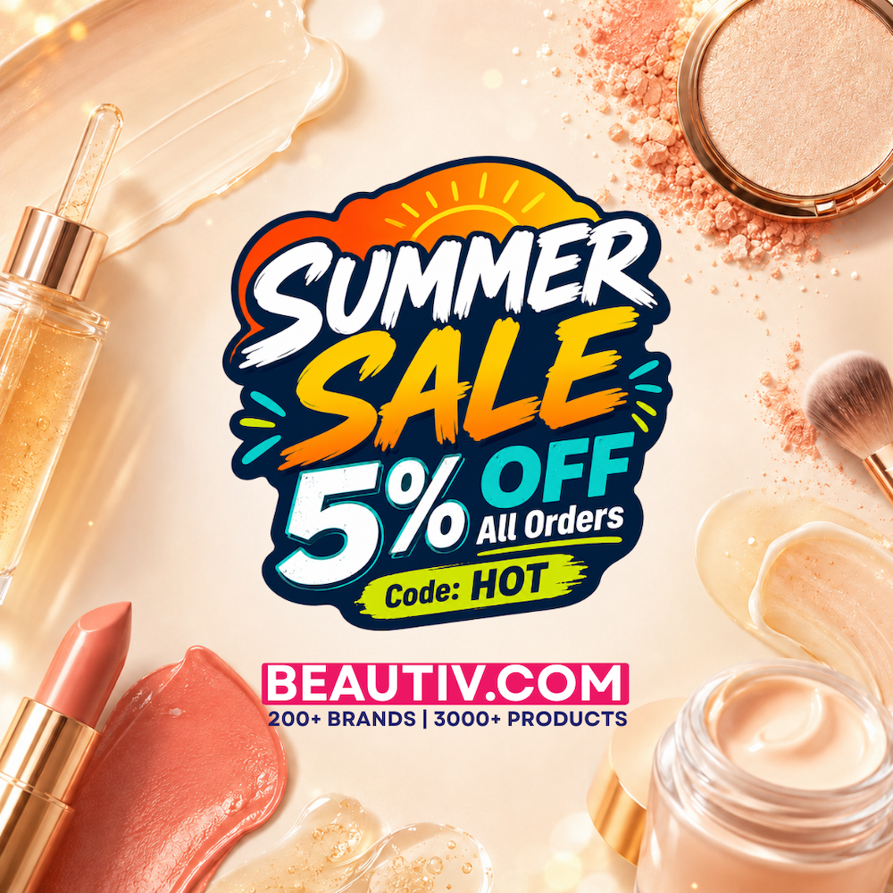 Beautiv Facebook ad: Summer Sale - 5% Off All Orders!