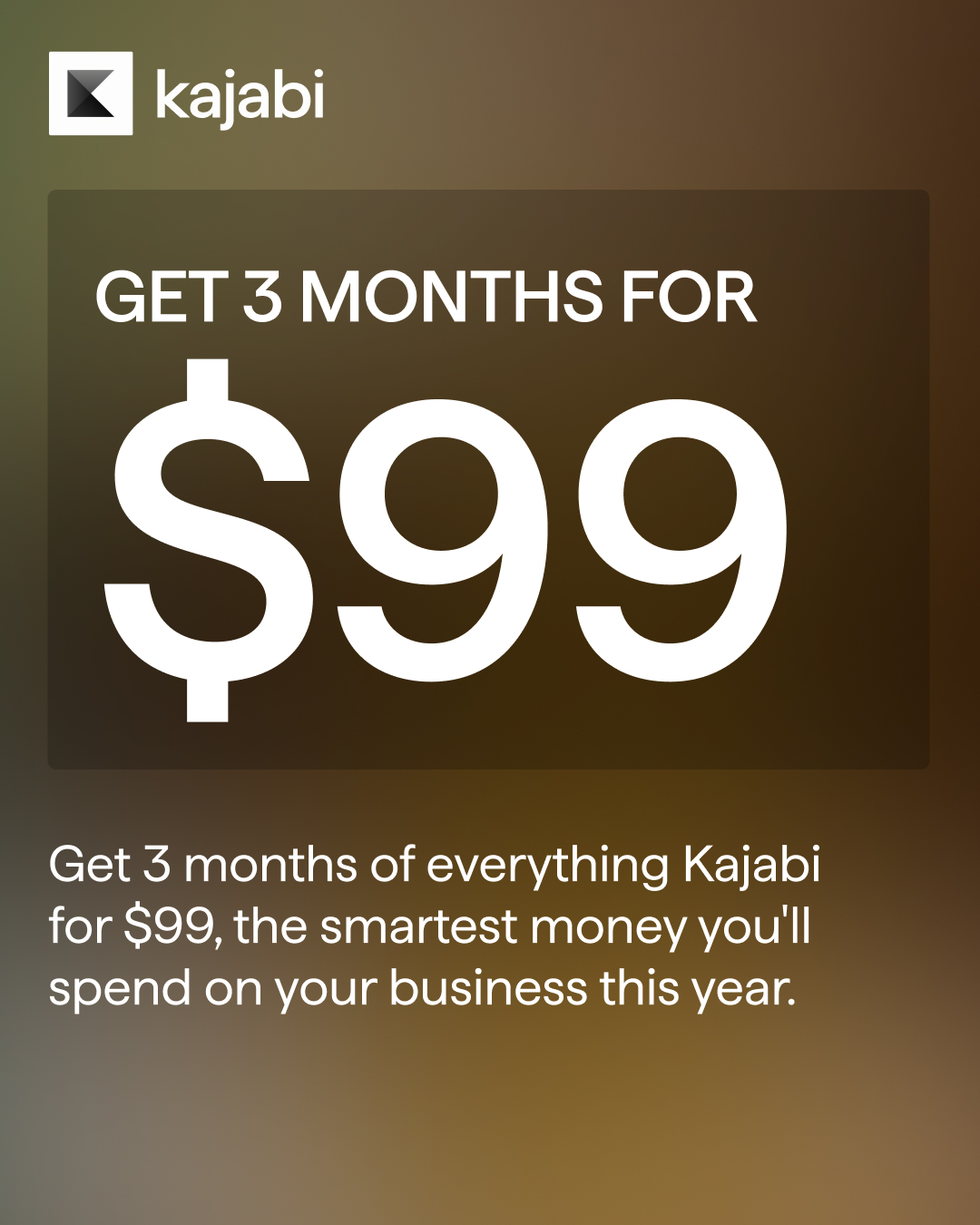 Kajabi Facebook ad