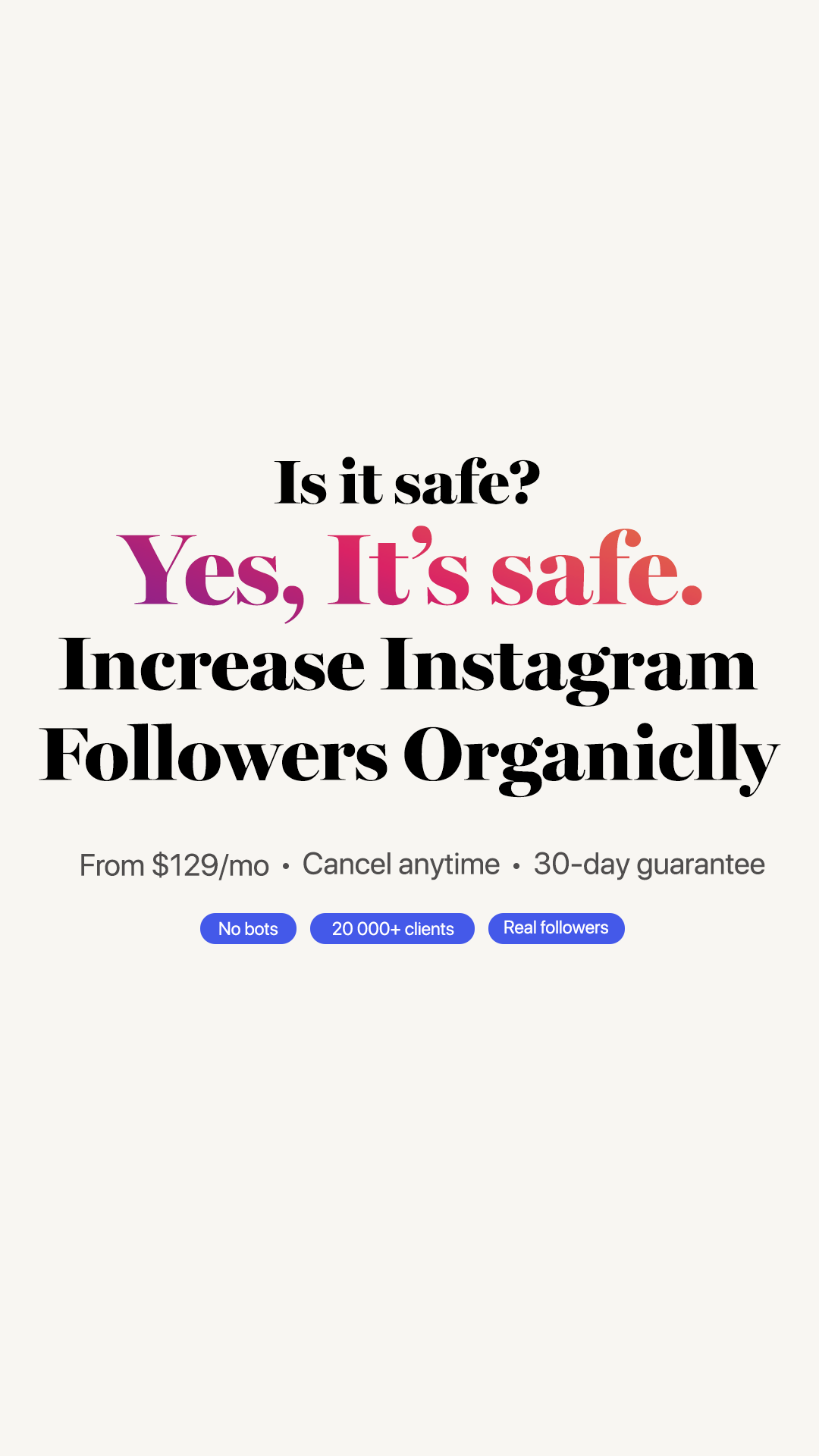 Socialboost Facebook ad