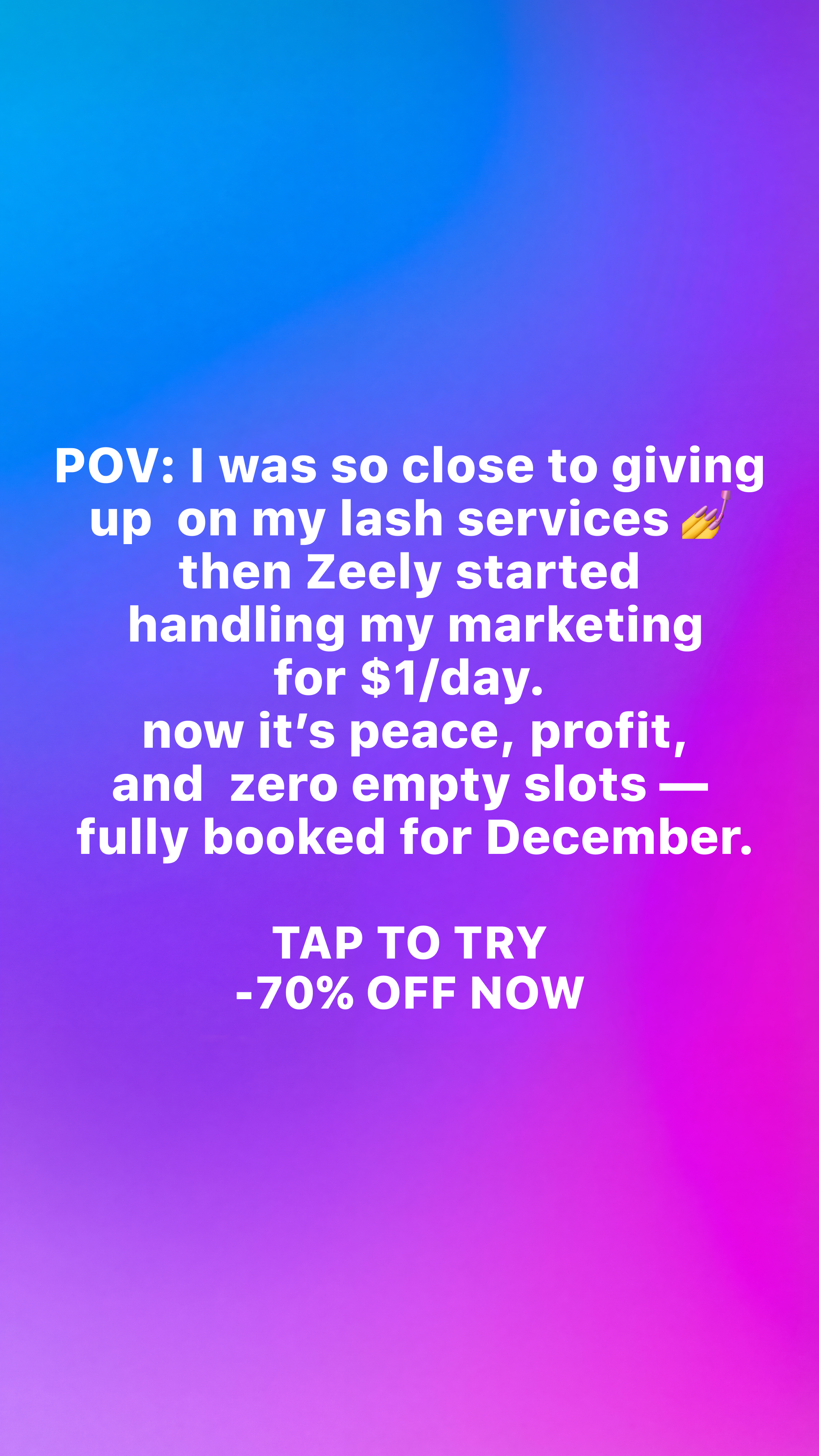 Zeely Facebook ad