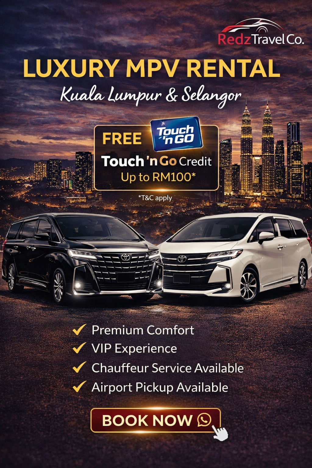 Redz Travel Co. - Car Rental, Homestay & Tours Facebook ad from Apr 1, 2026