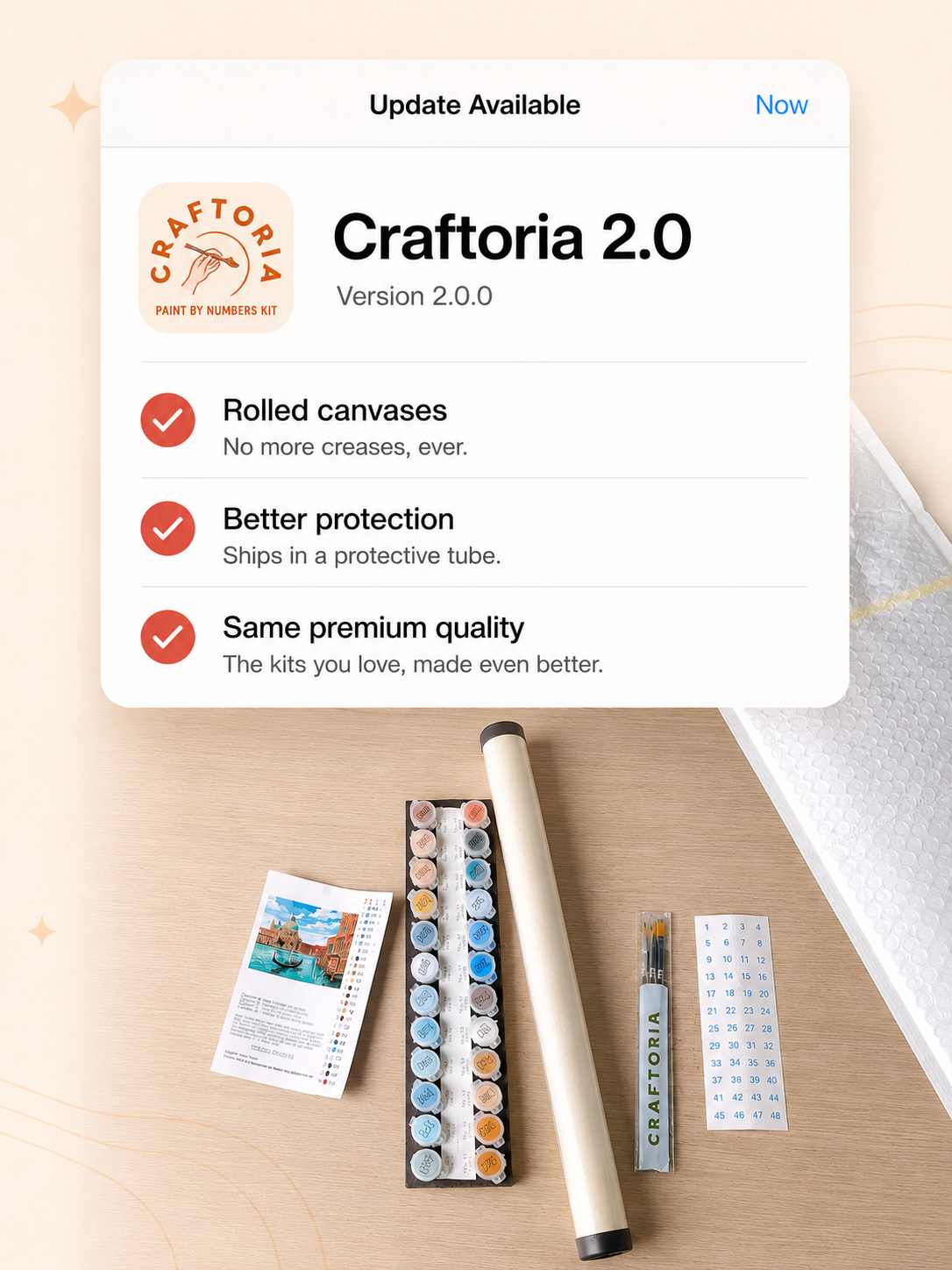 Craftoria Facebook ad