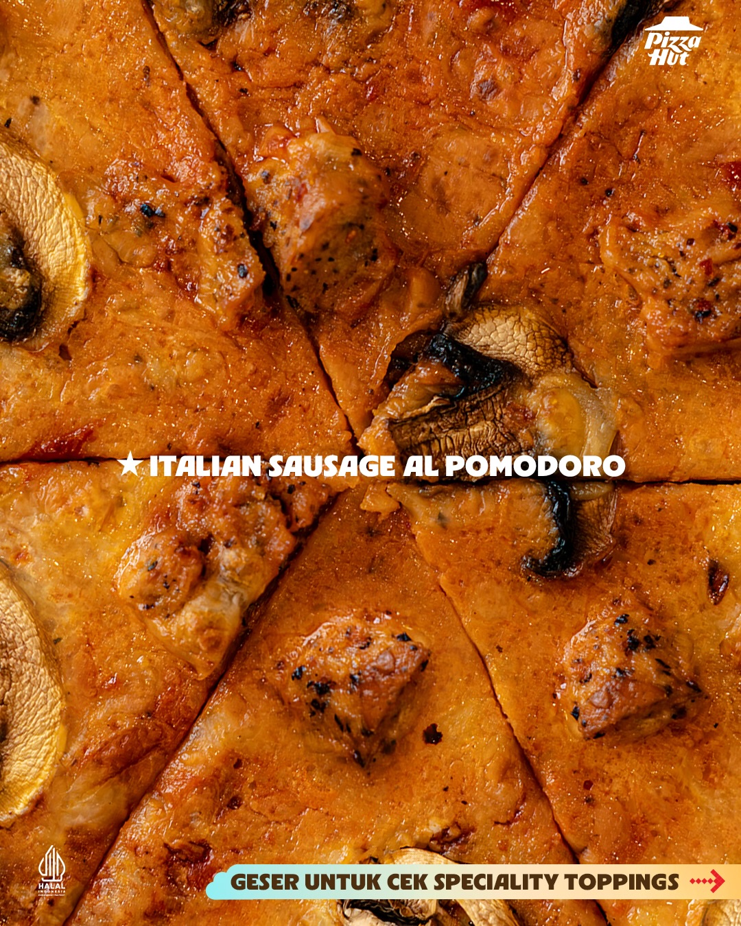 Pizza Hut Indonesia (Official) Facebook ad: Bukan cuma dough-nya yang spesial