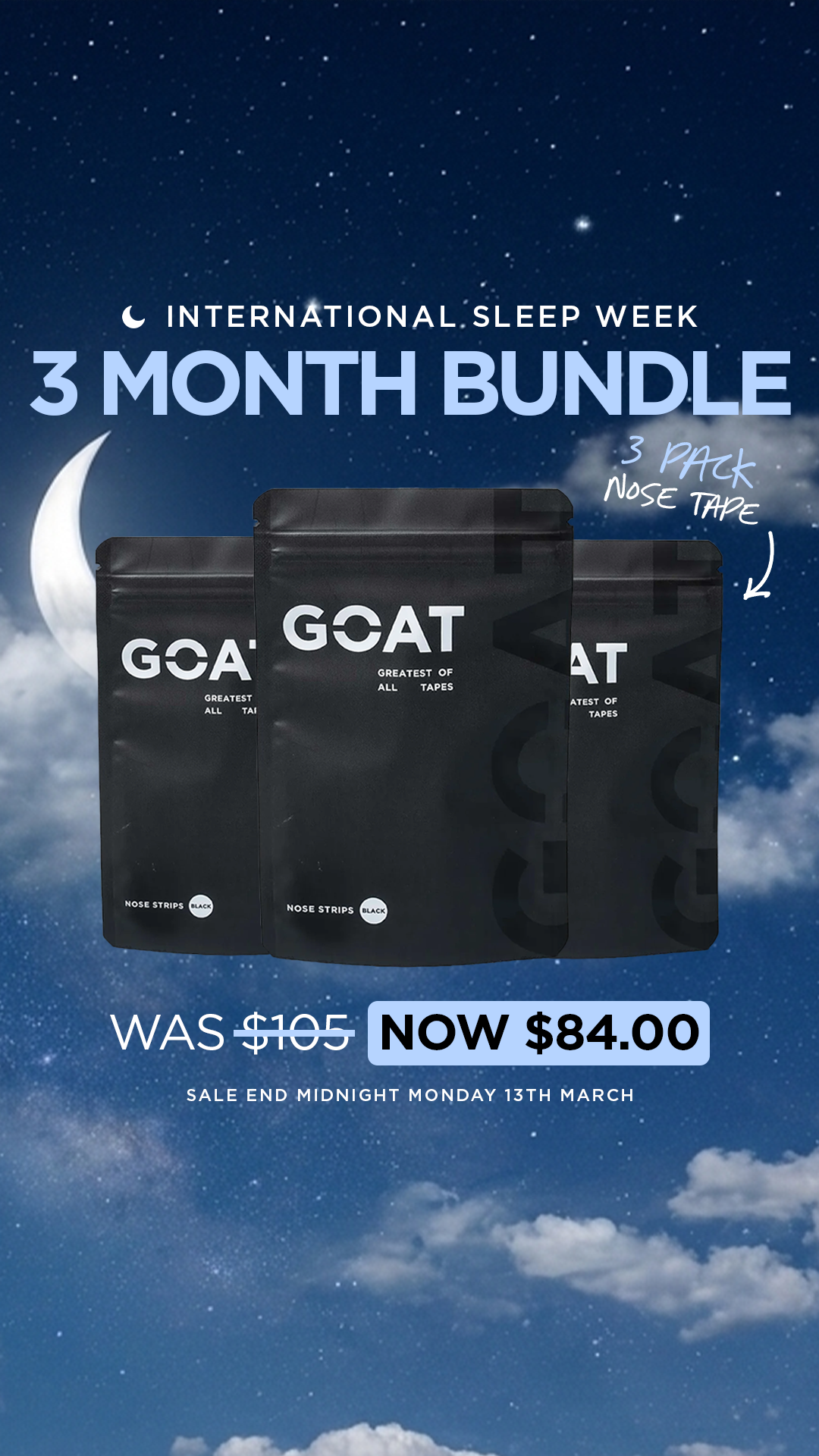 The GOAT  Facebook ad
