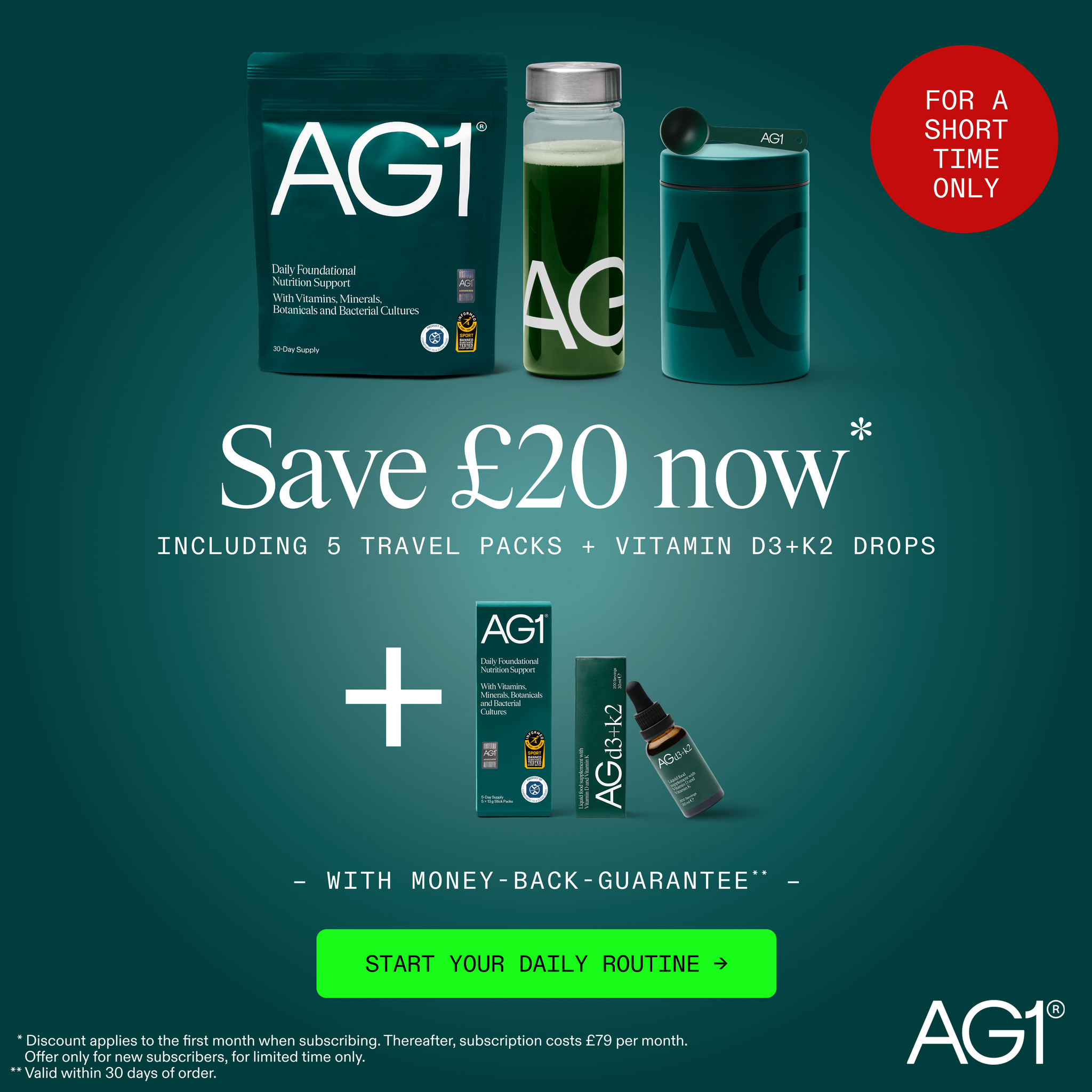 AG1 by Athletic Greens Facebook ad