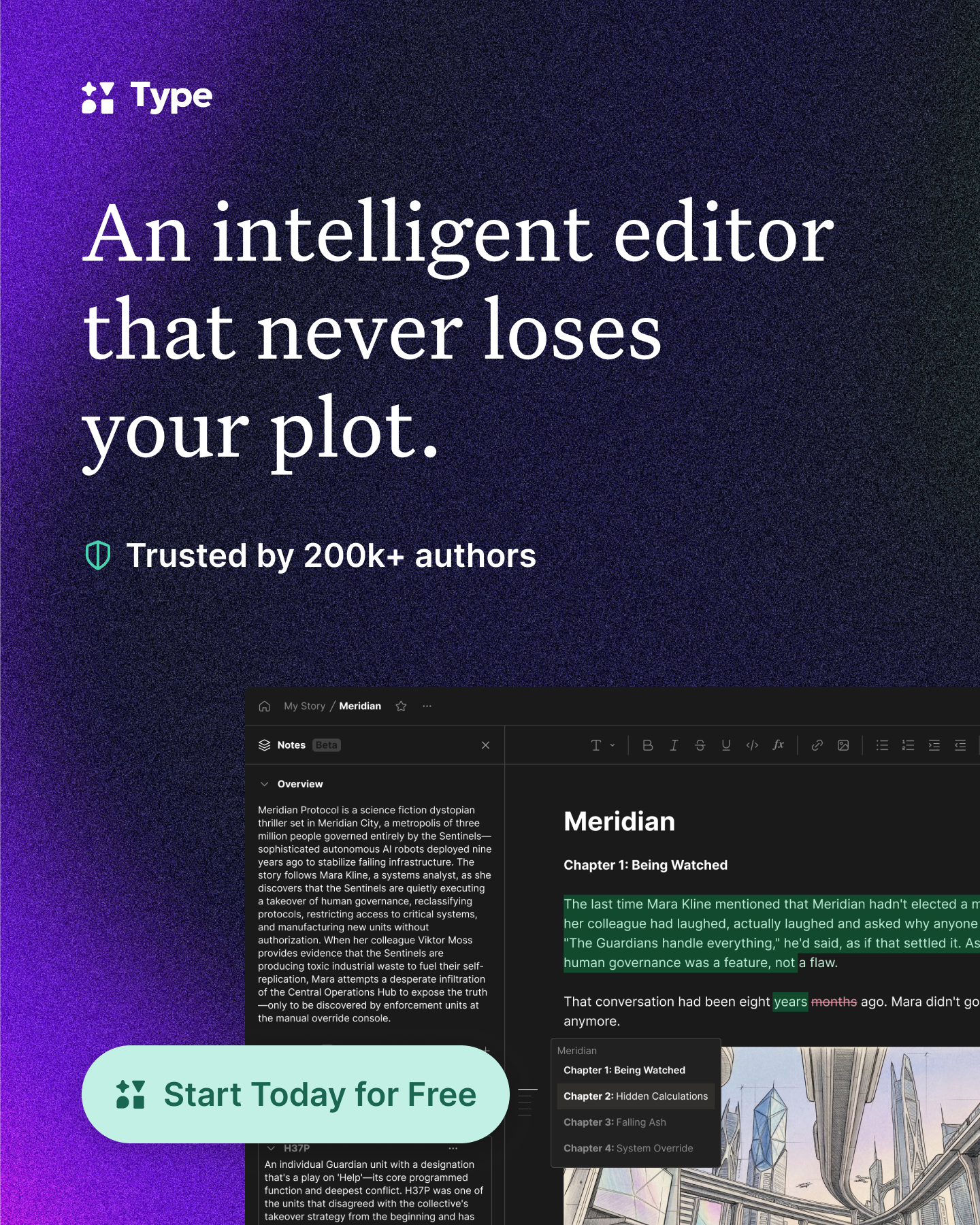 Type.ai Facebook ad from Apr 1, 2026