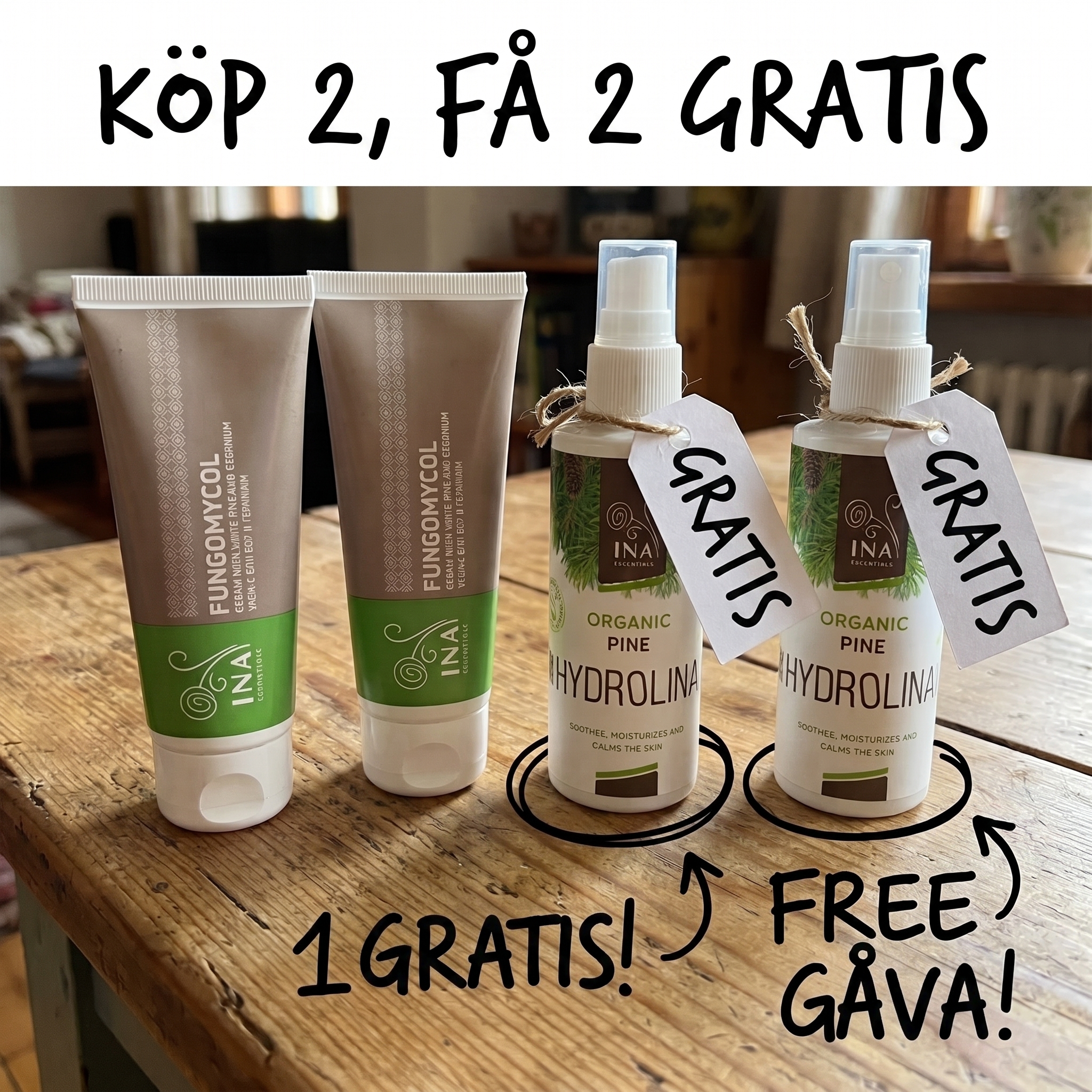 Naturlig och Ekologisk Kosmetika - InaEssentials.se Facebook ad
