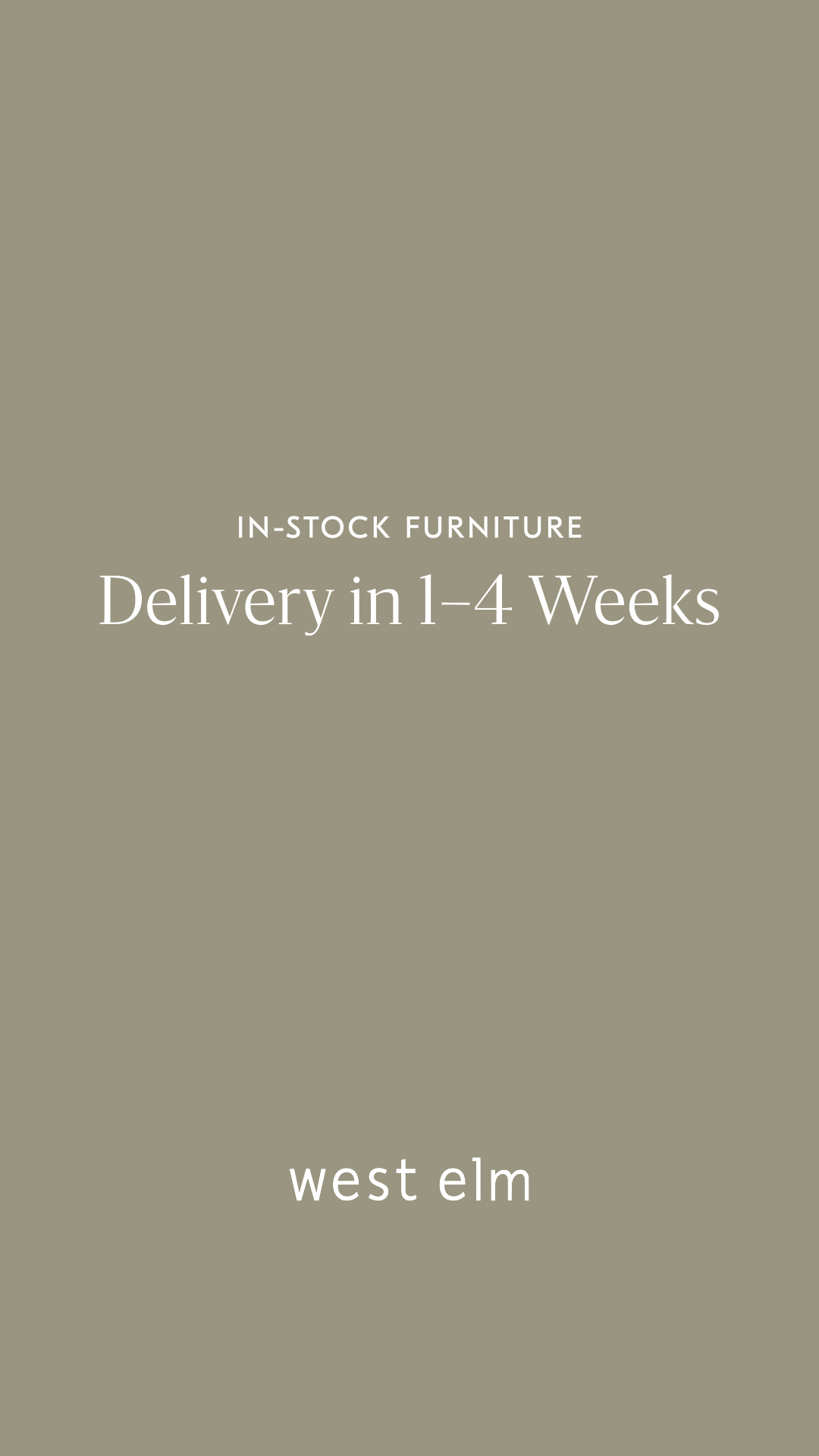West Elm Facebook ad