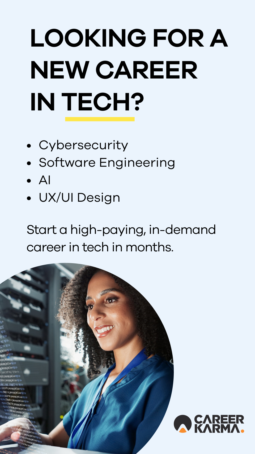 Career Karma Facebook ad