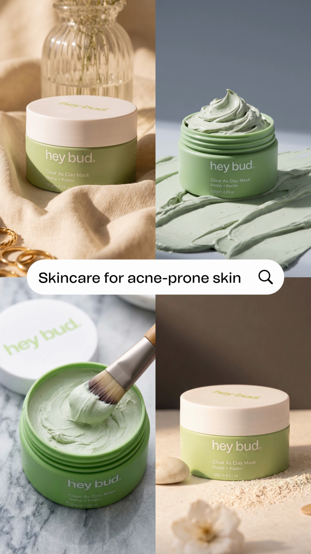 Hey Bud Skincare Facebook ad