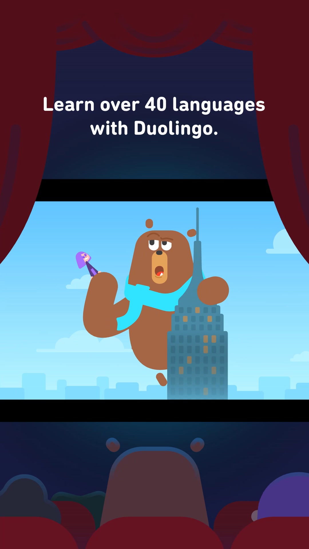 Duolingo Facebook ad: The world's #1 learning app