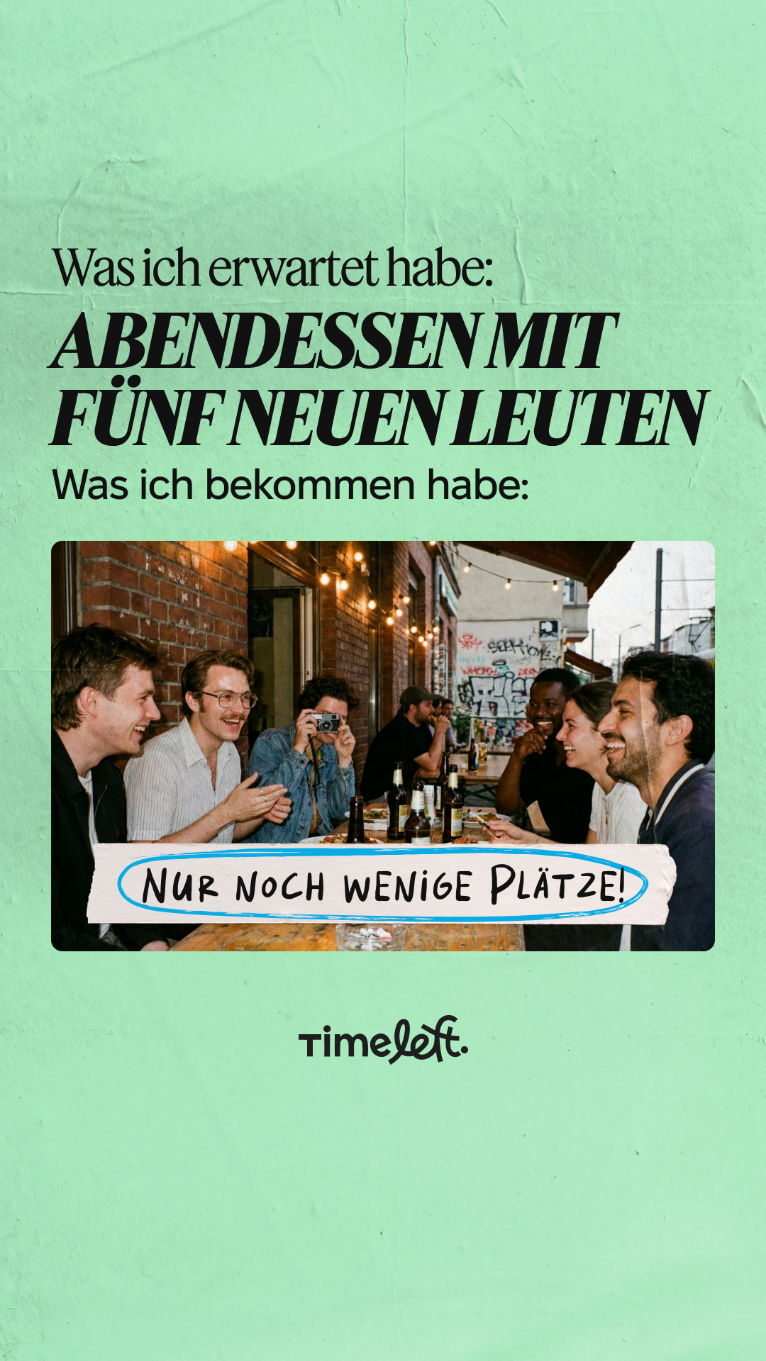 Timeleft Facebook ad