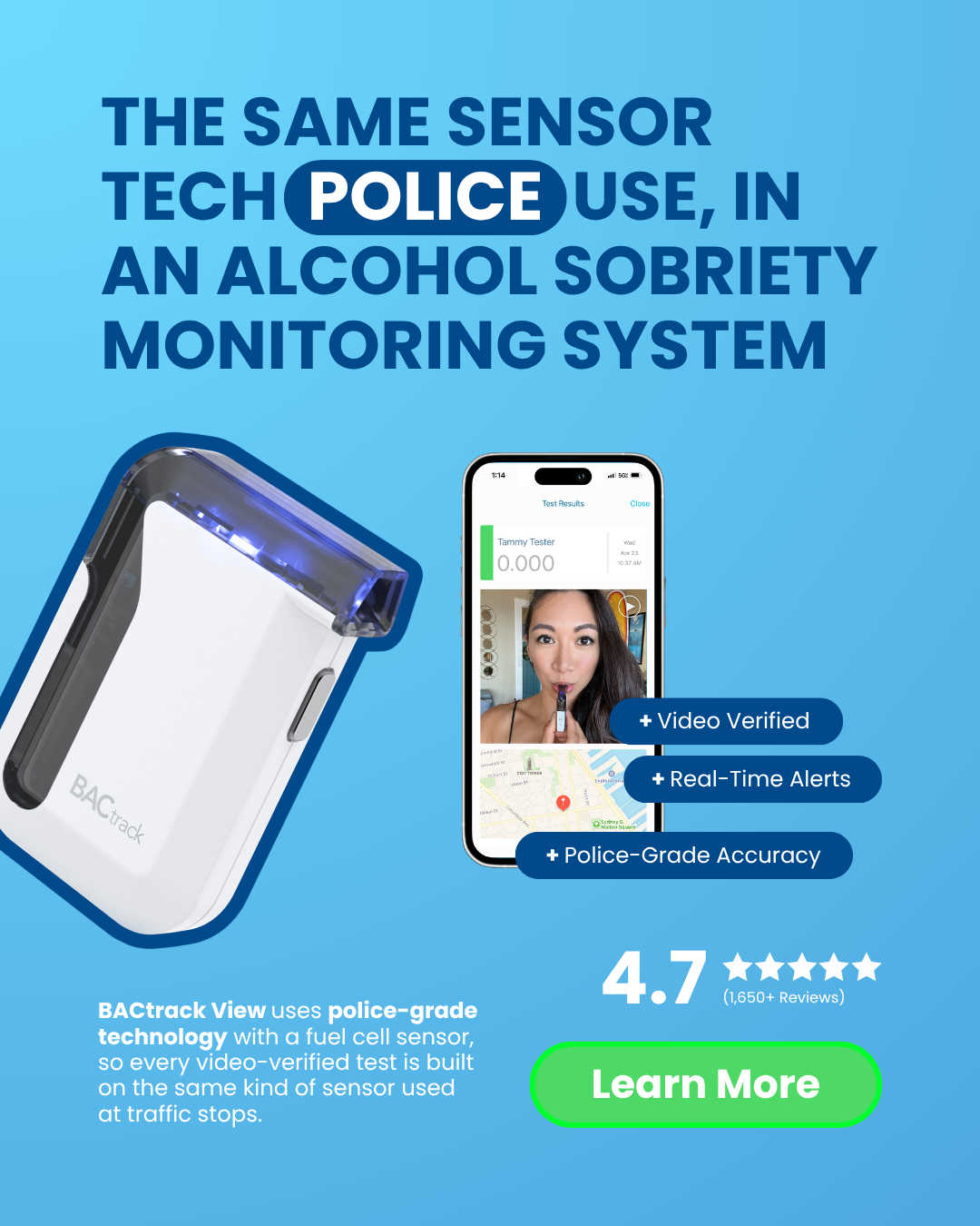 BACtrack View Facebook ad