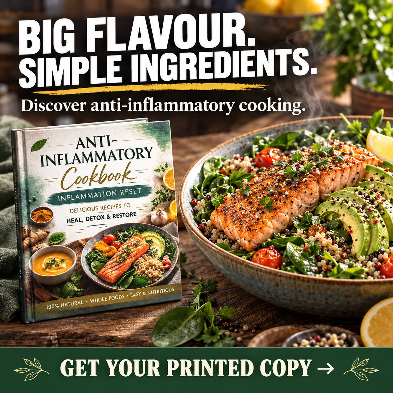 The Gluten Free Pantry Facebook ad: Simple Recipes. Better Everyday Meals