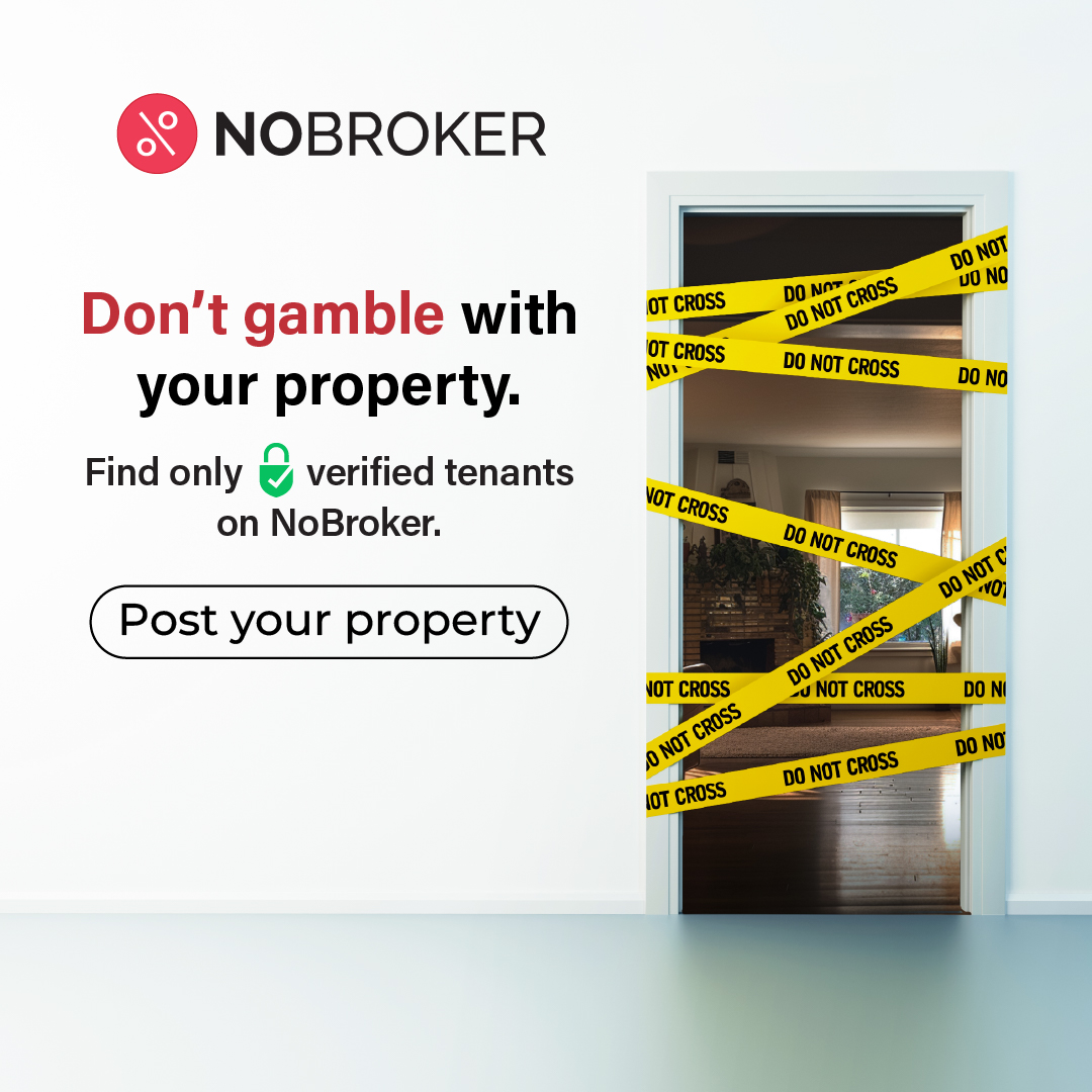 NoBroker For Property Owners Facebook ad: Post your property Now