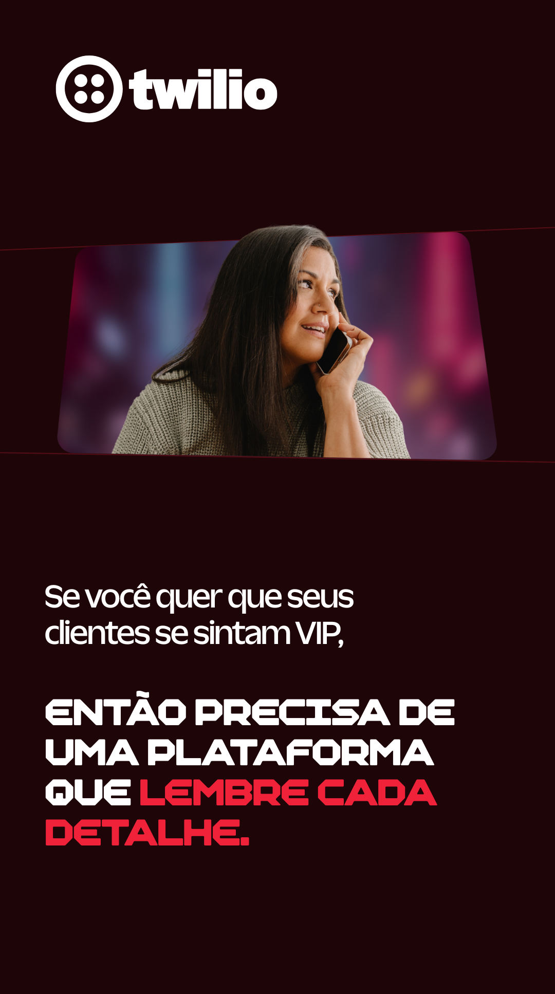 Twilio Facebook ad