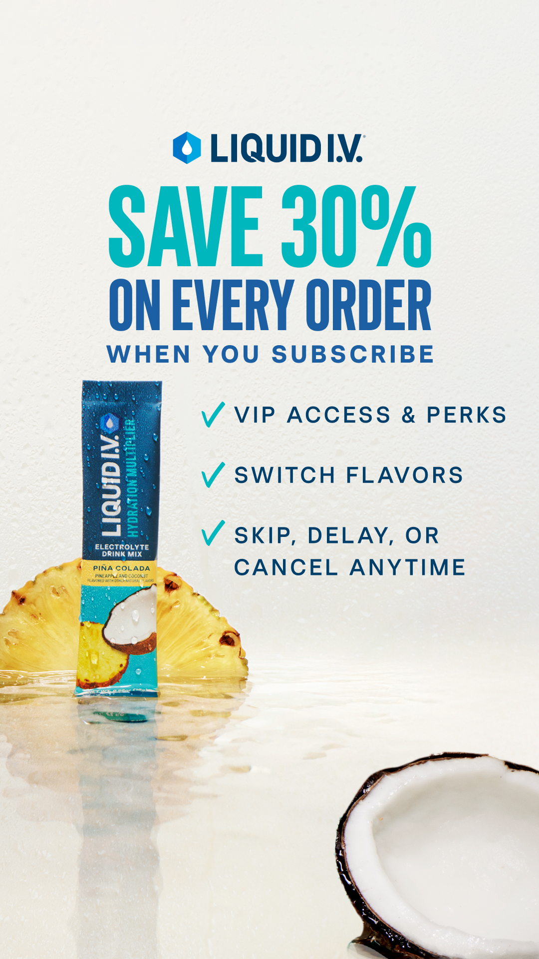 Liquid I.V. Facebook ad